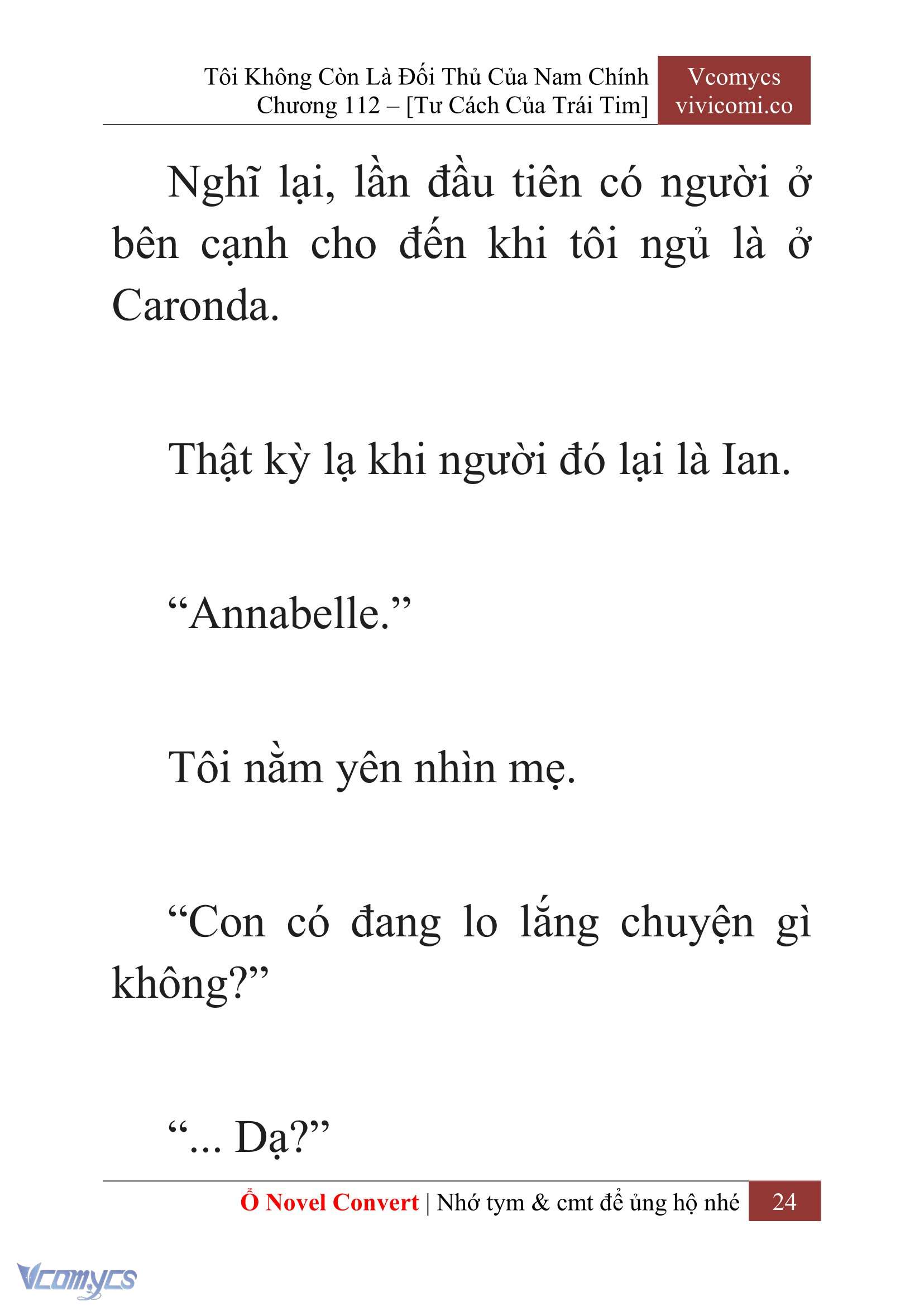 [Novel] Tôi Không Còn Là Đối Thủ Của Nam Chính Chap 112 - Trang 2