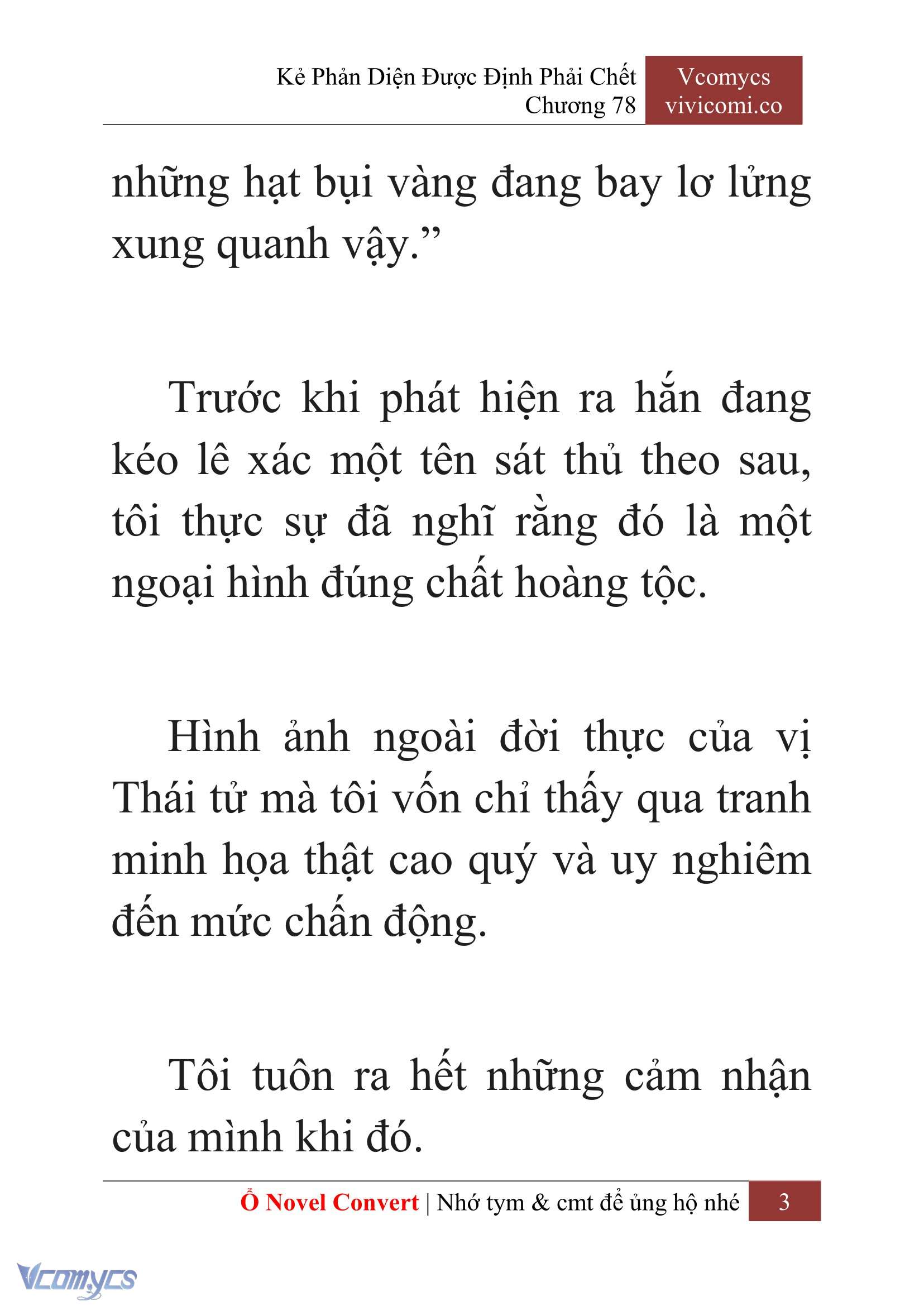 [Novel] Kẻ Phản Diện Được Định Phải Chết Chap 78 - Next Chap 79