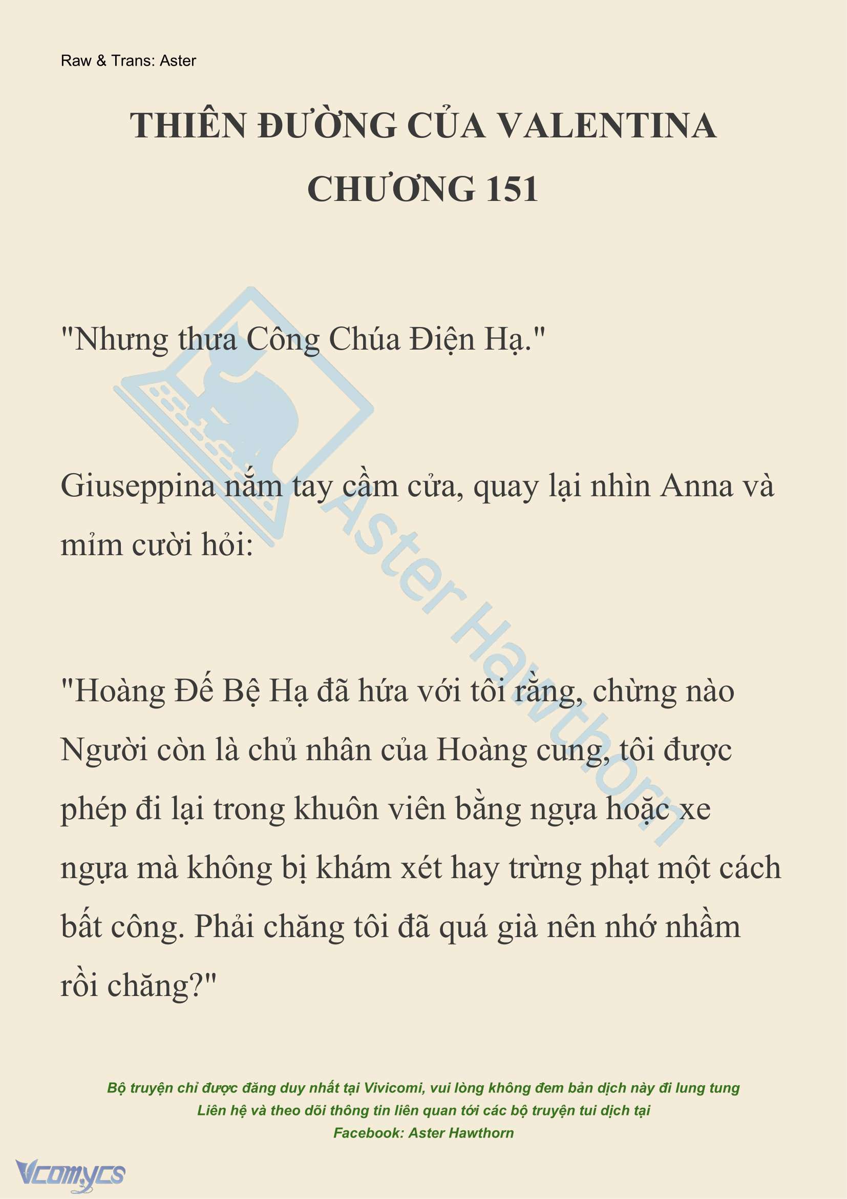 [NOVEL] Thiên Đường Của Valentina Chap 151 - Next Chap 152