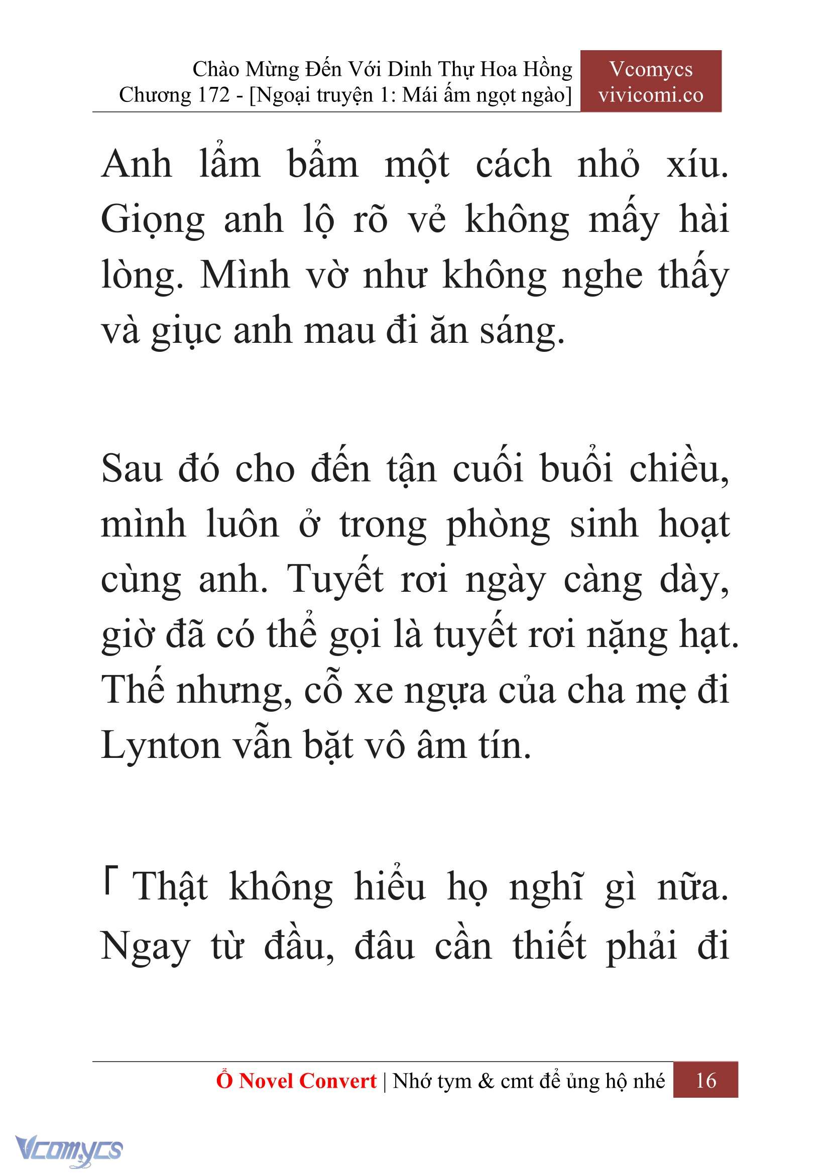 [Novel] Chào Mừng Đến Với Dinh Thự Hoa Hồng Chap 172 - Trang 2