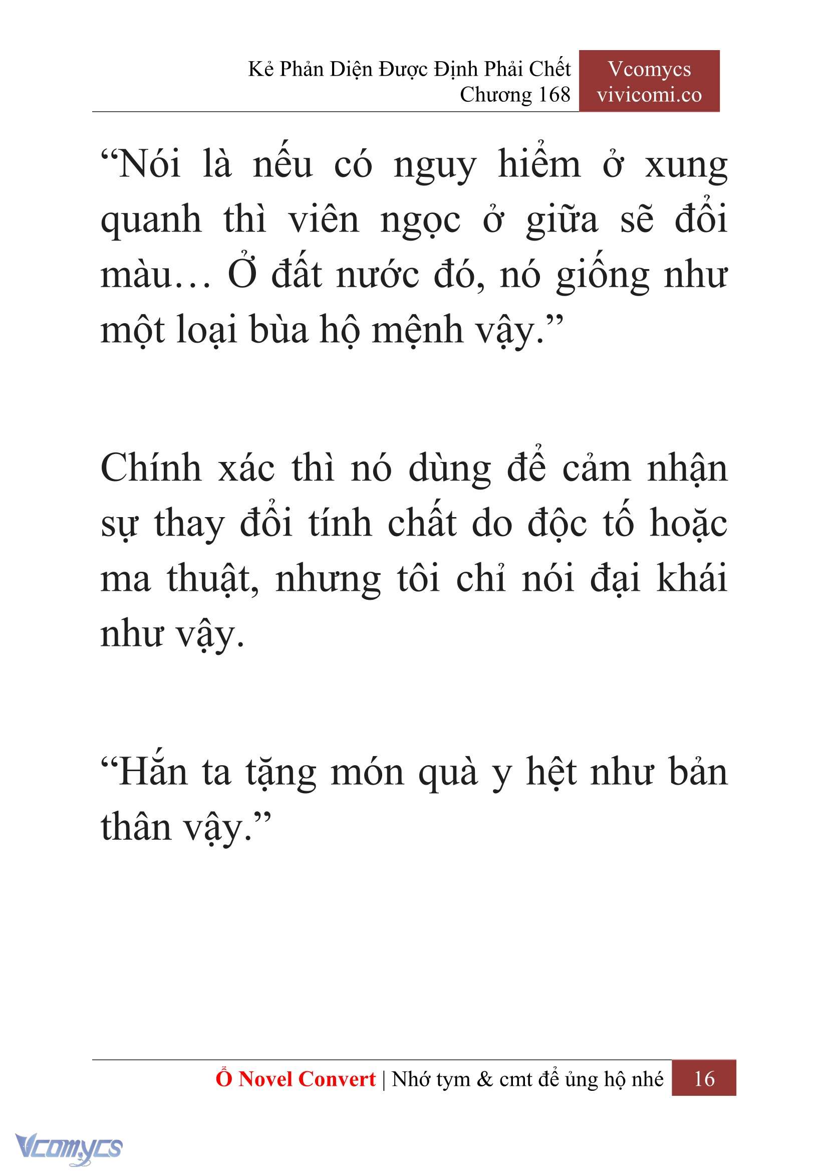 [Novel] Kẻ Phản Diện Được Định Phải Chết Chap 168 - Trang 2