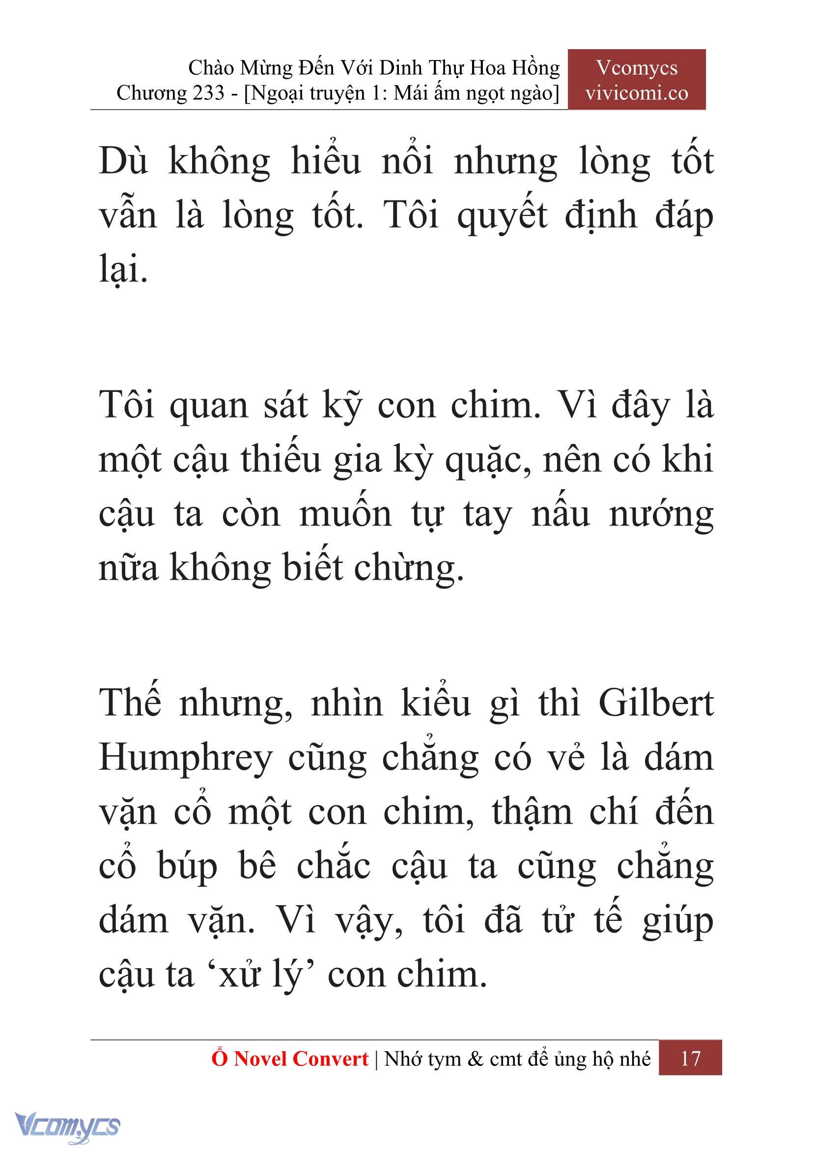 [Novel] Chào Mừng Đến Với Dinh Thự Hoa Hồng Chap 233 - Trang 2