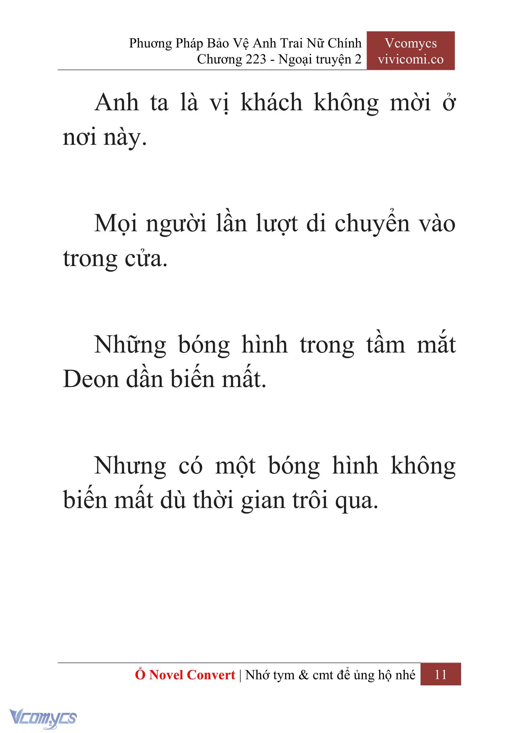 [Novel] Phương Pháp Bảo Vệ Anh Trai Nữ Chính Chap 223 - Trang 2