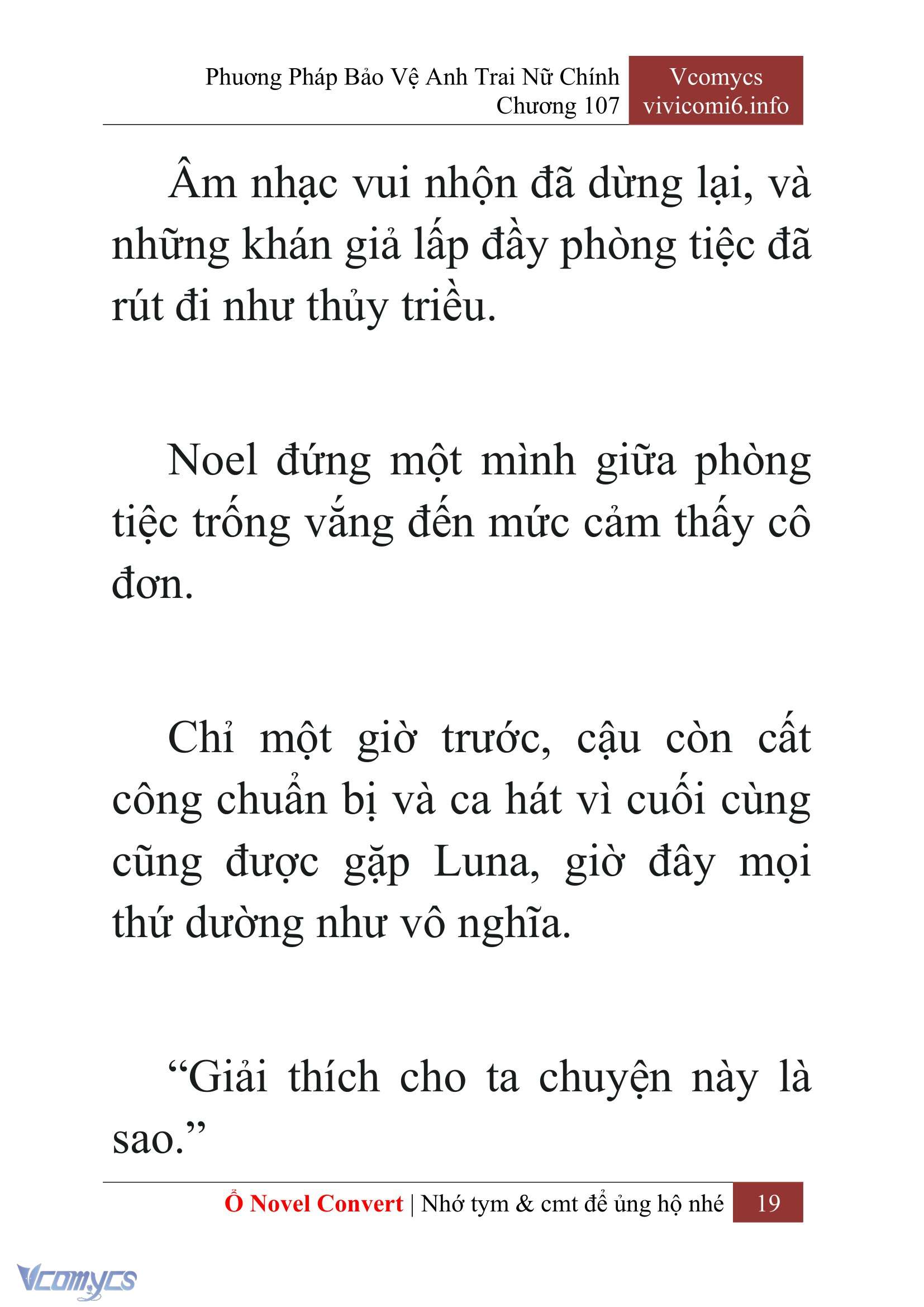 [Novel] Phương Pháp Bảo Vệ Anh Trai Nữ Chính Chap 107 - Trang 2