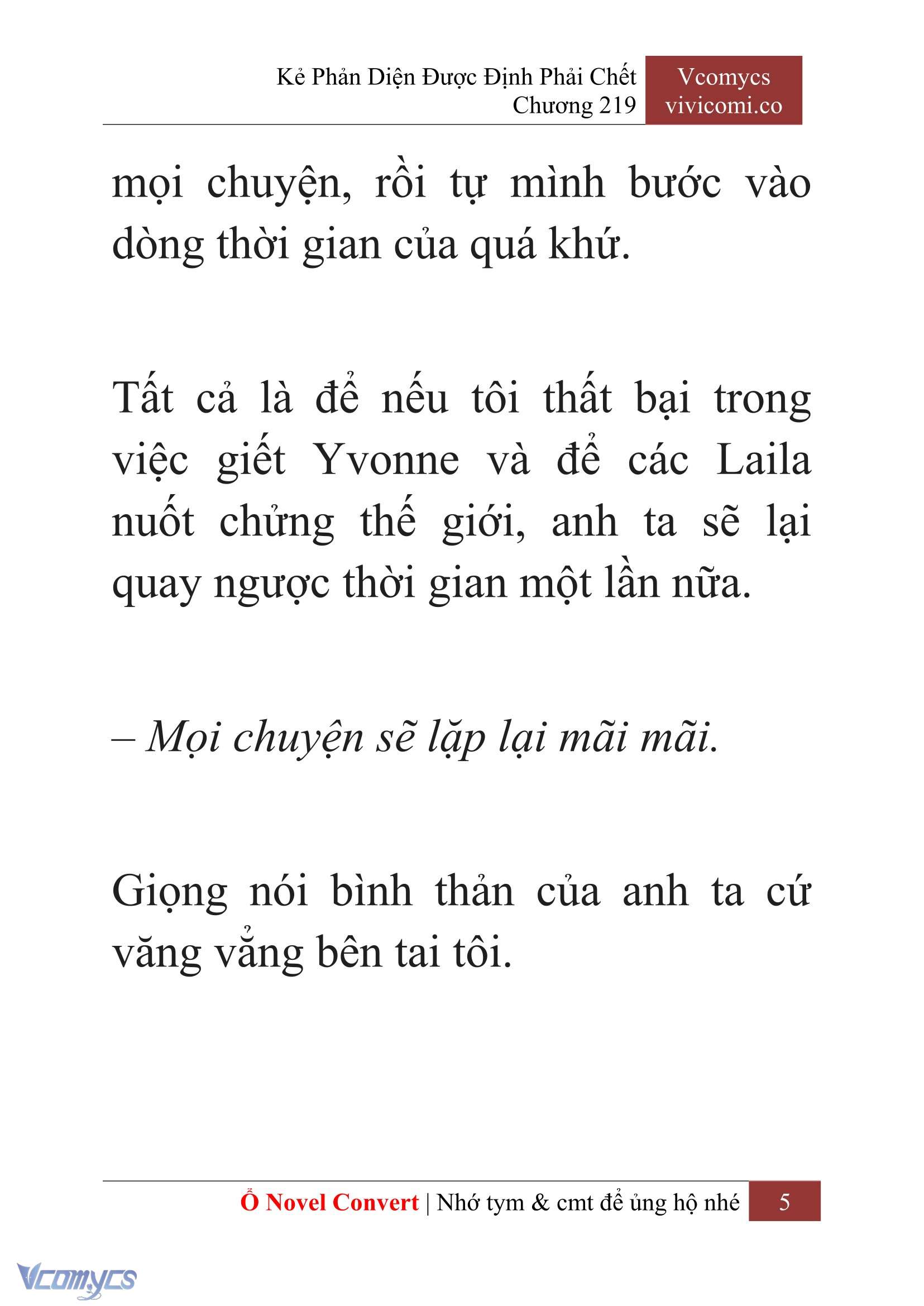 [Novel] Kẻ Phản Diện Được Định Phải Chết Chap 219 - Next Chap 220