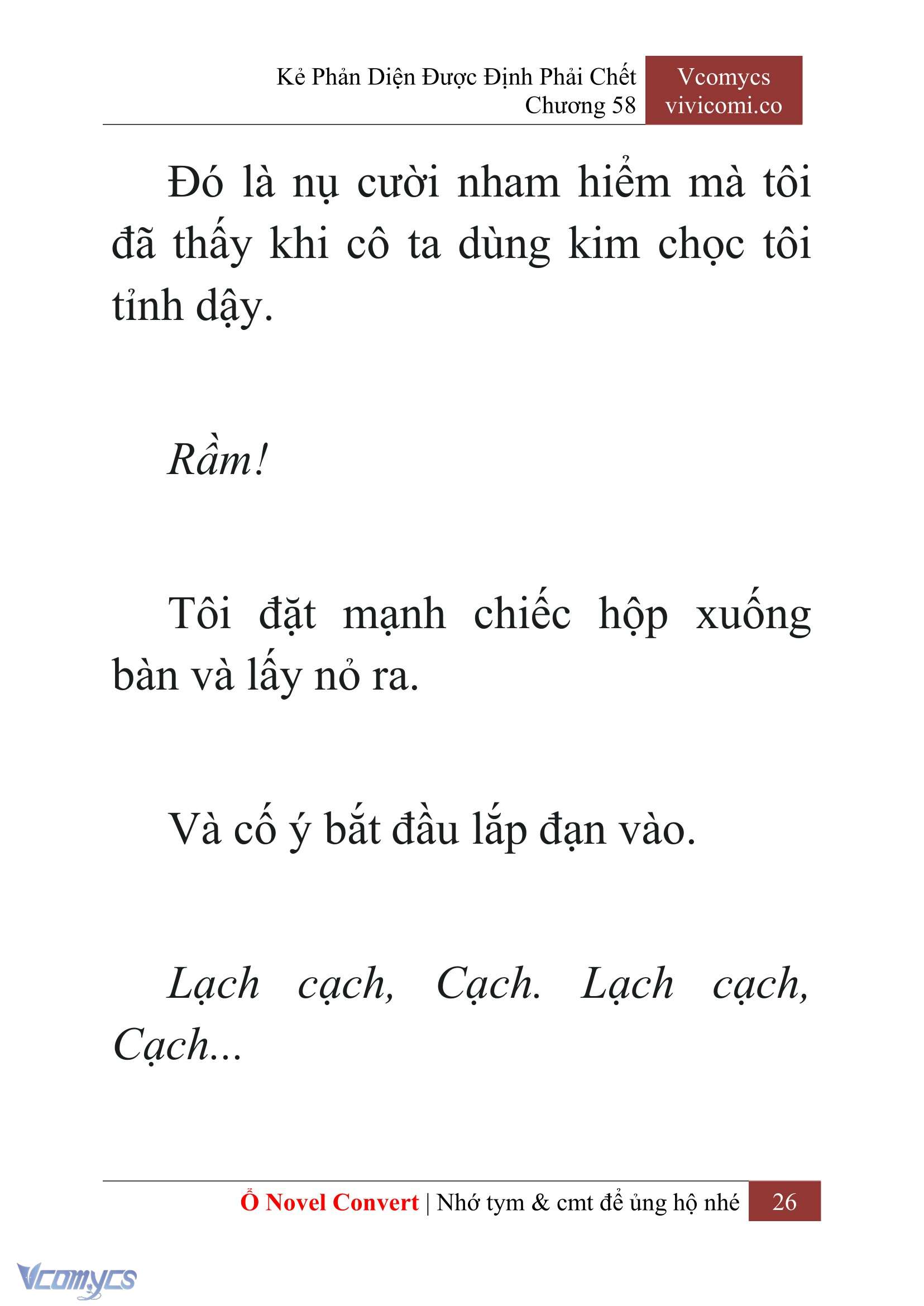 [Novel] Kẻ Phản Diện Được Định Phải Chết Chap 58 - Next Chap 59
