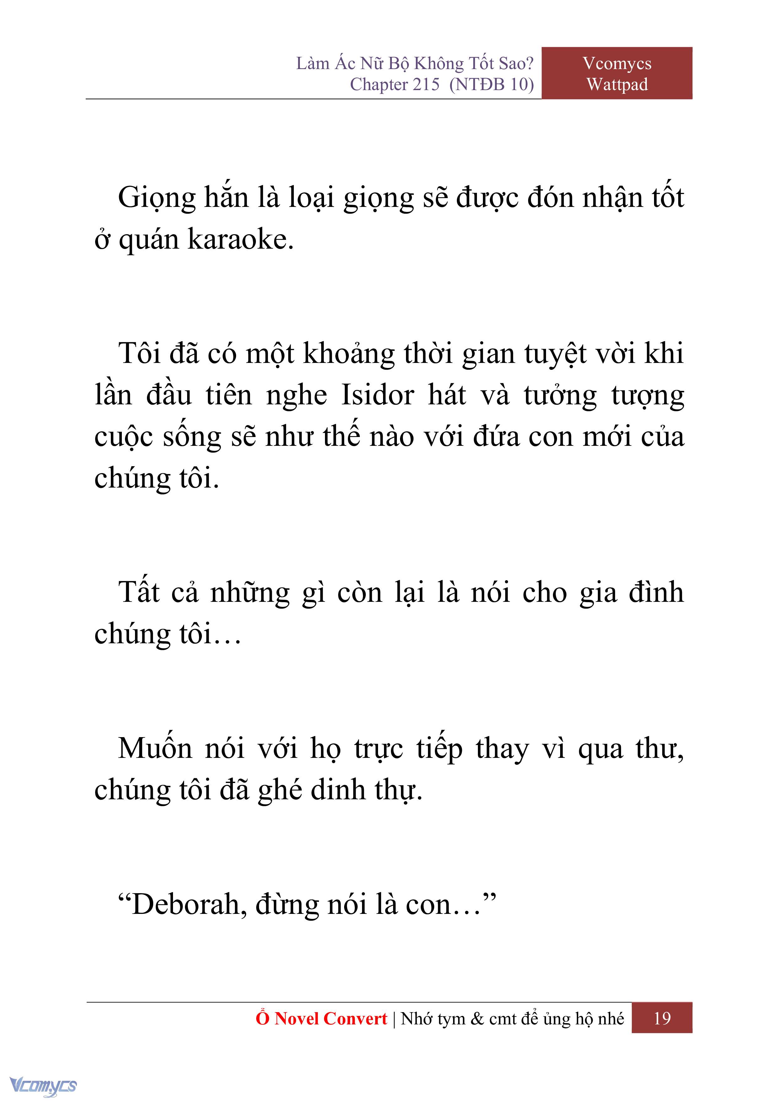 [Novel] Làm Ác Nữ Bộ Không Tốt Sao? Chap 215 - Trang 2
