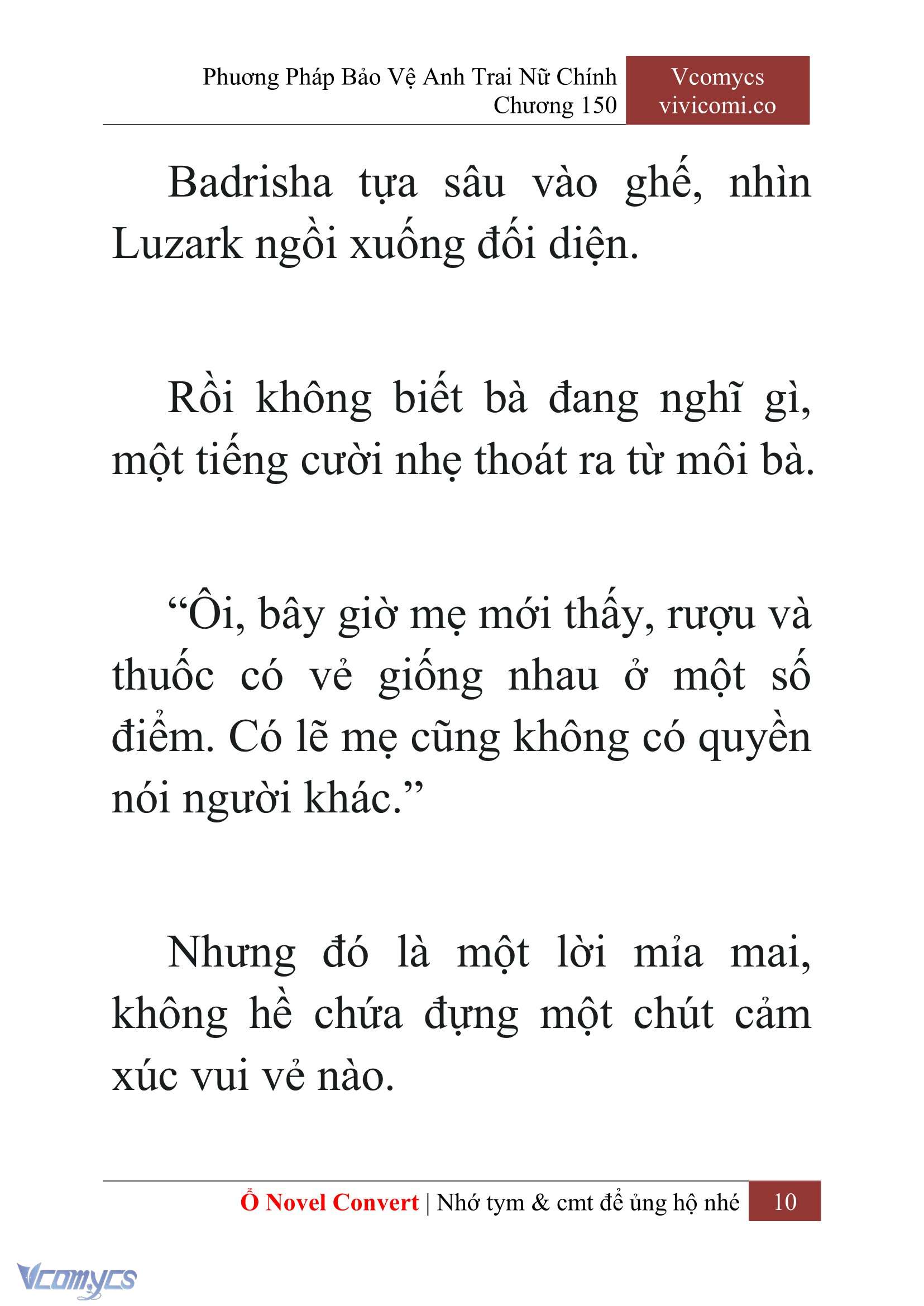 [Novel] Phương Pháp Bảo Vệ Anh Trai Nữ Chính Chap 150 - Trang 2