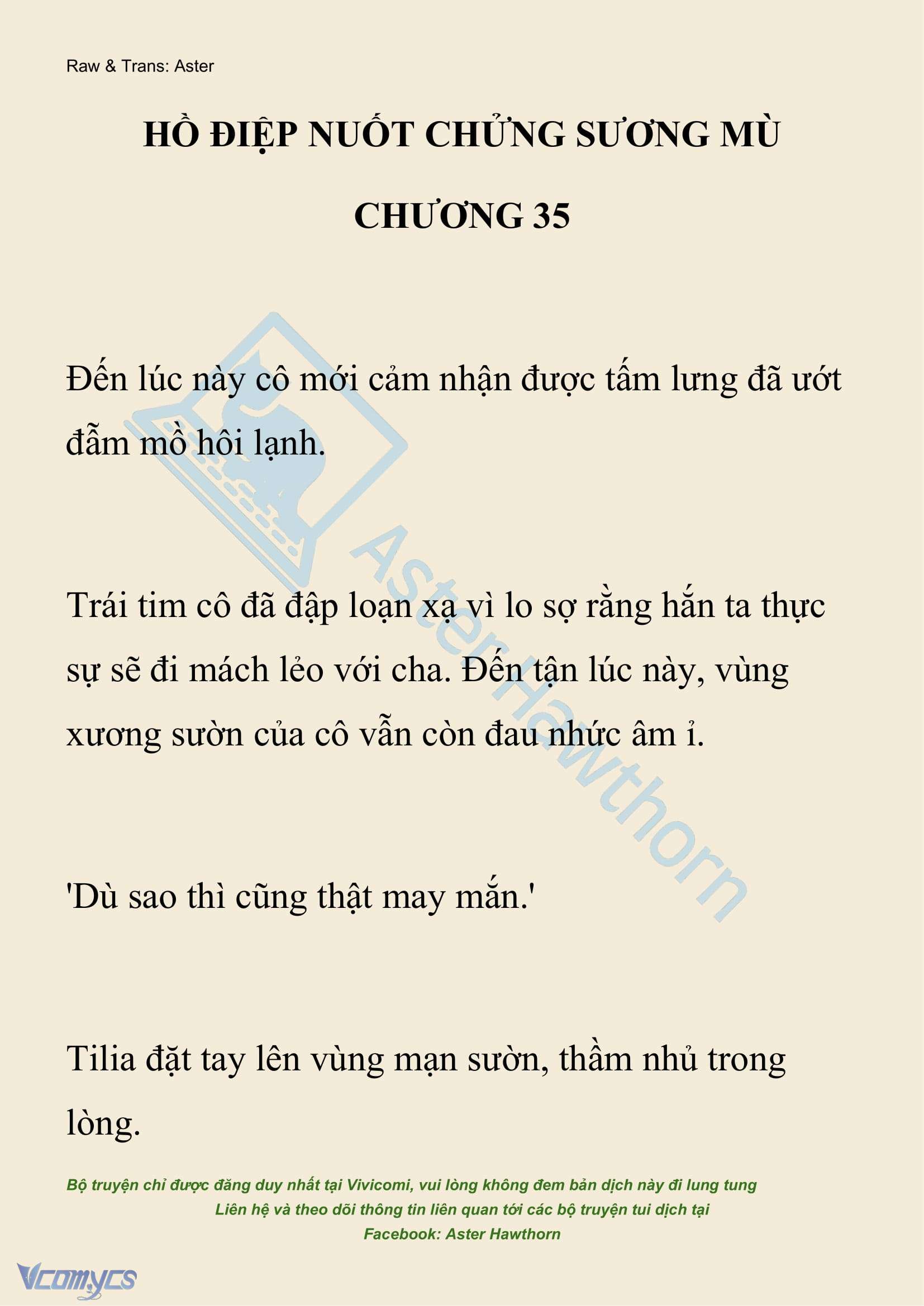 [NOVEL] Hồ Điệp Nuốt Chửng Sương Mù Chap 35 - Trang 2