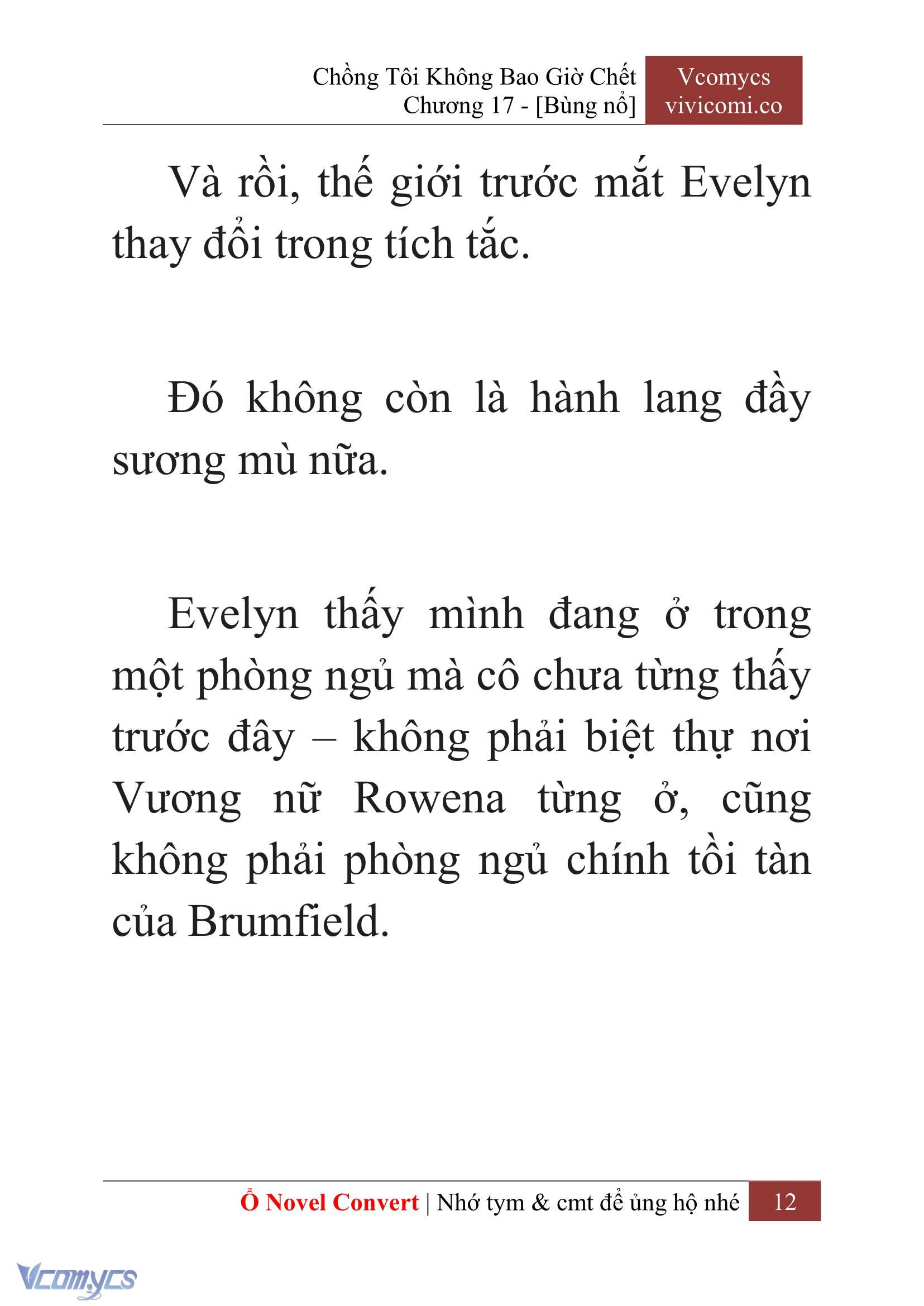 [Novel] Chồng Tôi Không Bao Giờ Chết Chap 17 - Trang 2