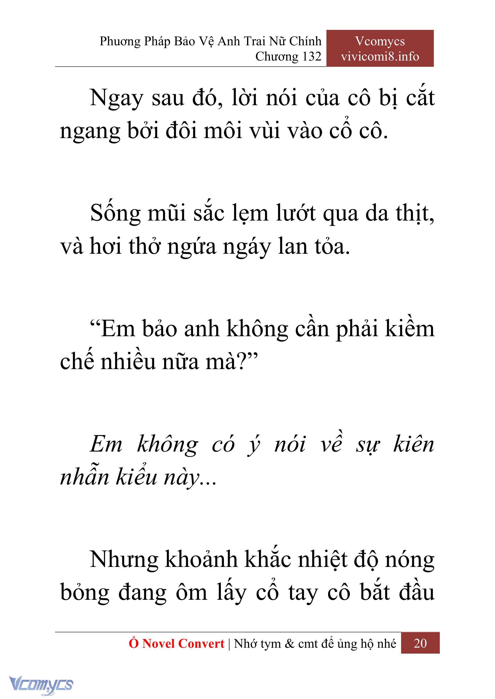 [Novel] Phương Pháp Bảo Vệ Anh Trai Nữ Chính Chap 132 - Trang 2