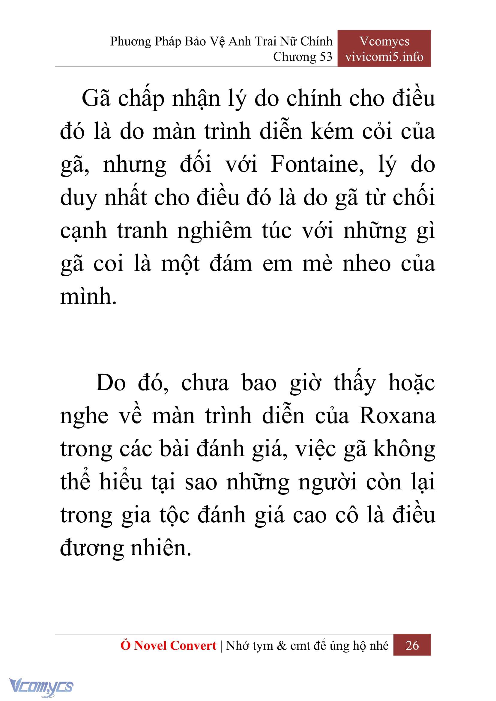 [Novel] Phương Pháp Bảo Vệ Anh Trai Nữ Chính Chap 53 - Trang 2