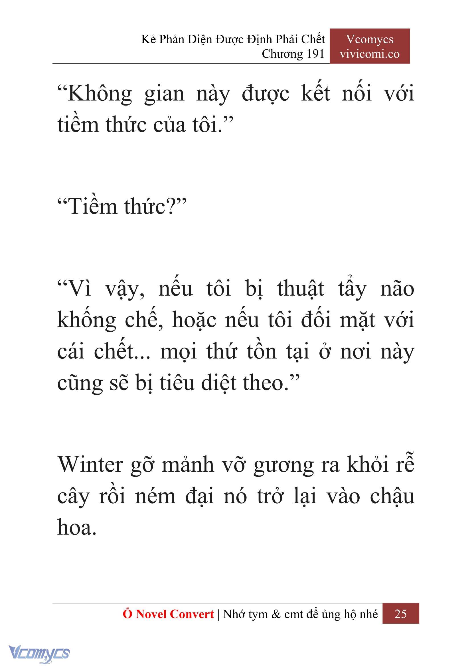 [Novel] Kẻ Phản Diện Được Định Phải Chết Chap 191 - Trang 2