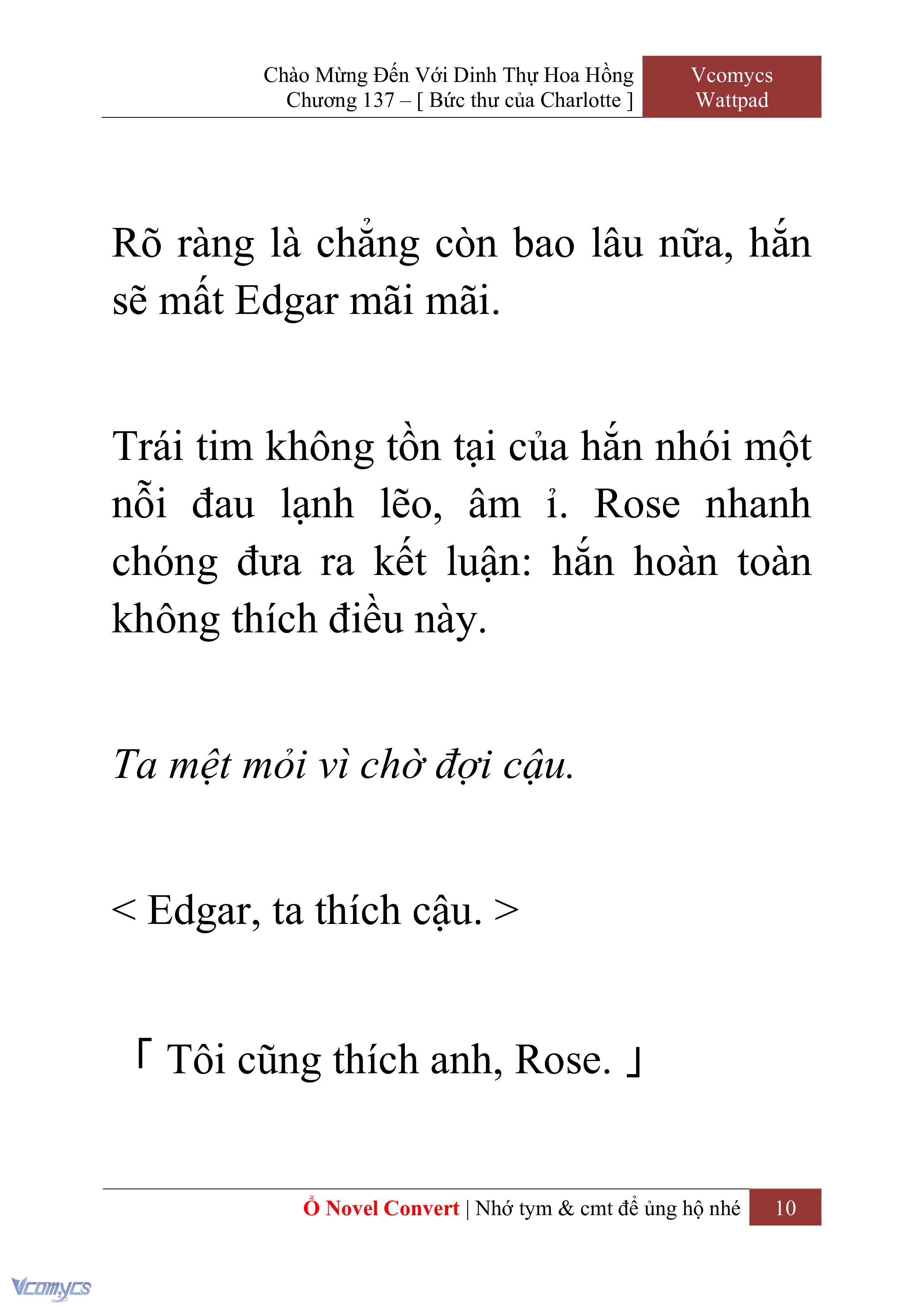 [Novel] Chào Mừng Đến Với Dinh Thự Hoa Hồng Chap 137 - Trang 2