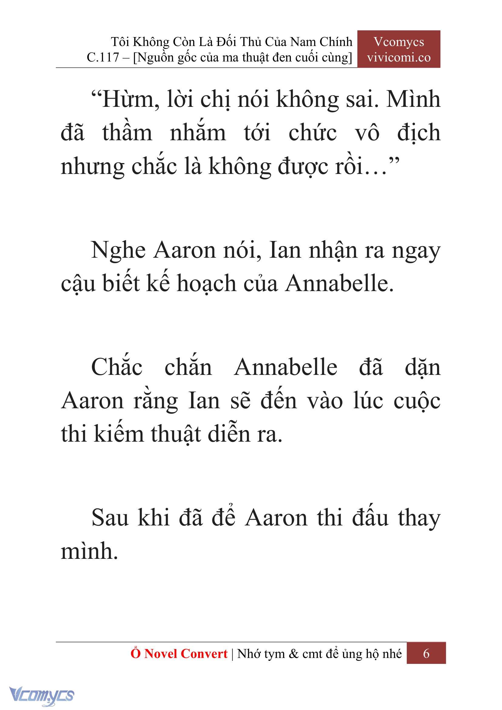 [Novel] Tôi Không Còn Là Đối Thủ Của Nam Chính Chap 117 - Trang 2