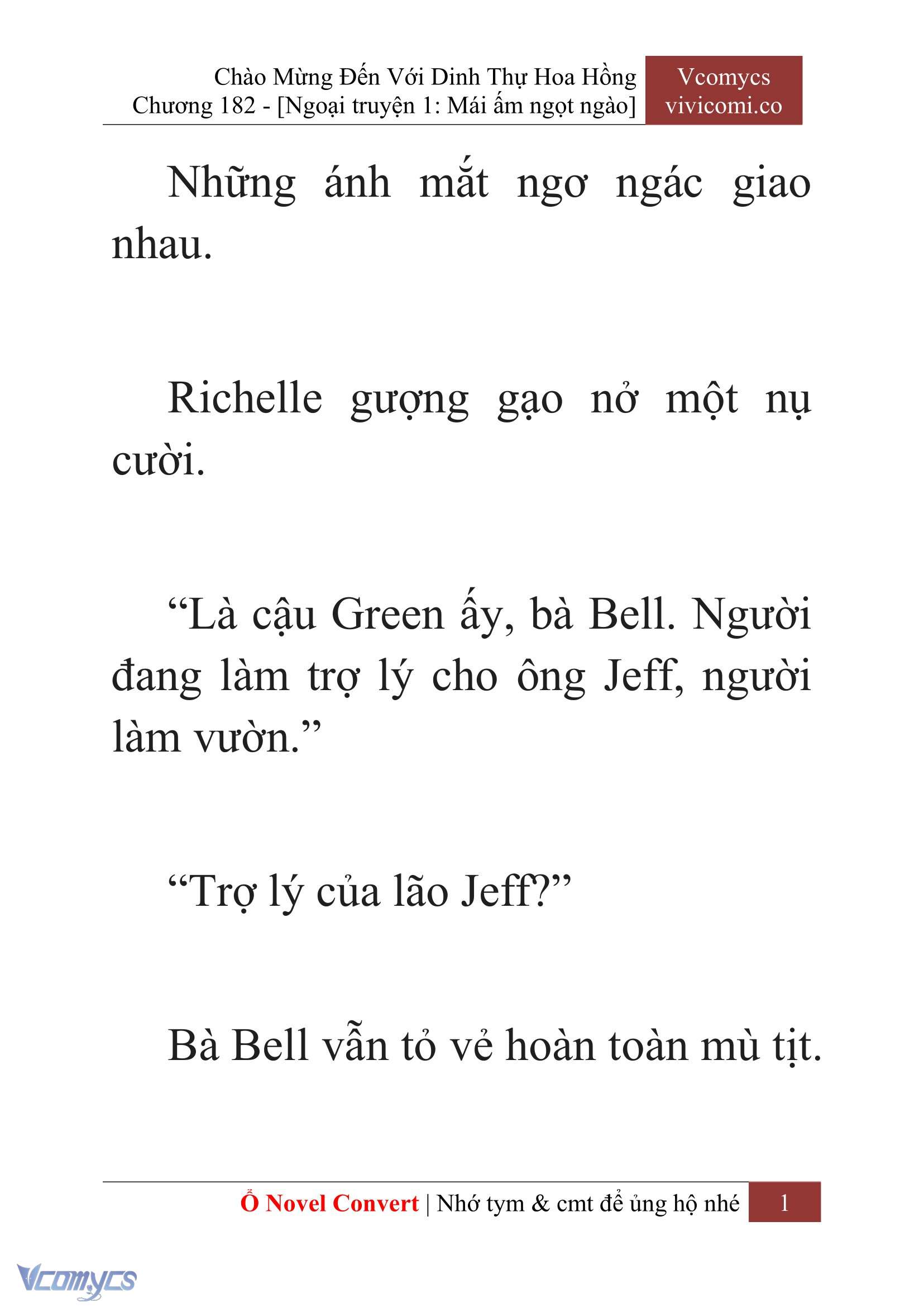 [Novel] Chào Mừng Đến Với Dinh Thự Hoa Hồng Chap 182 - Trang 2