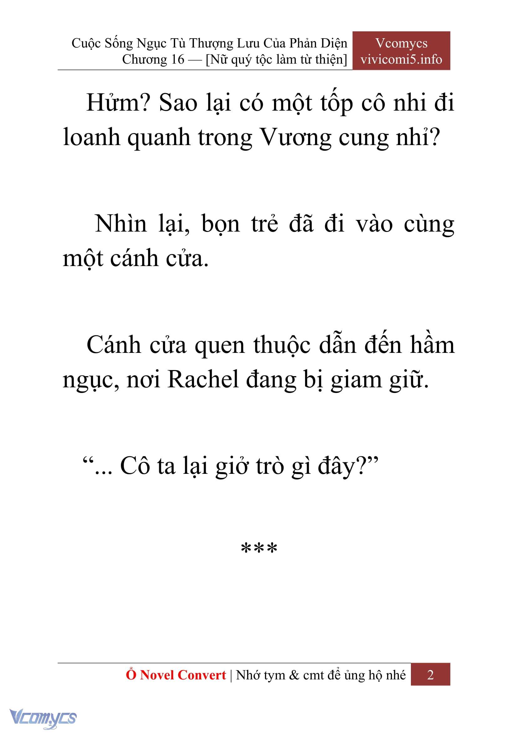 [Novel] Cuộc Sống Ngục Tù Thượng Lưu Của Nhân Vật Phản Diện Chap 16 - Trang 2