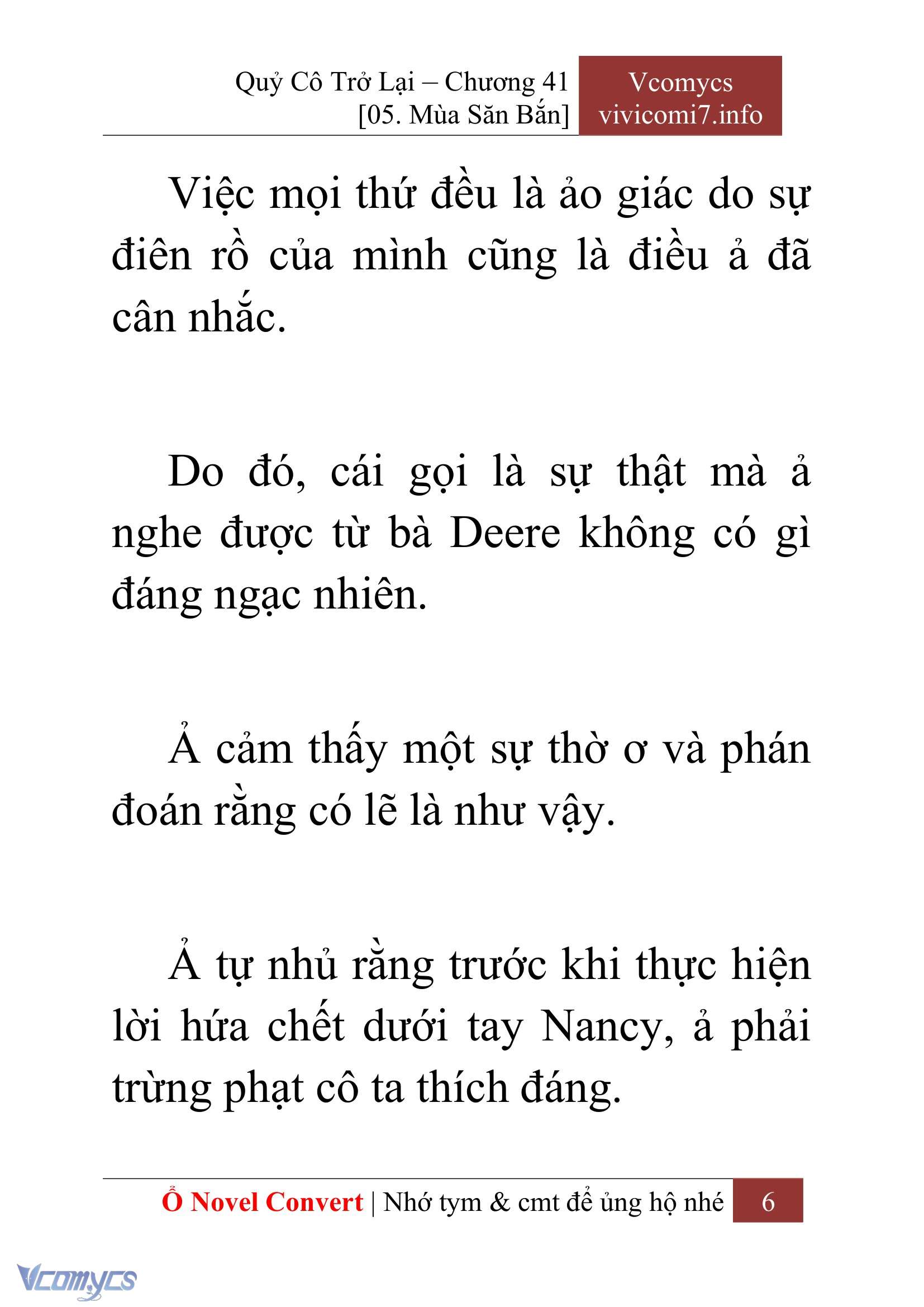 [Novel] Quý Cô Trở Lại Chap 41 - Trang 2