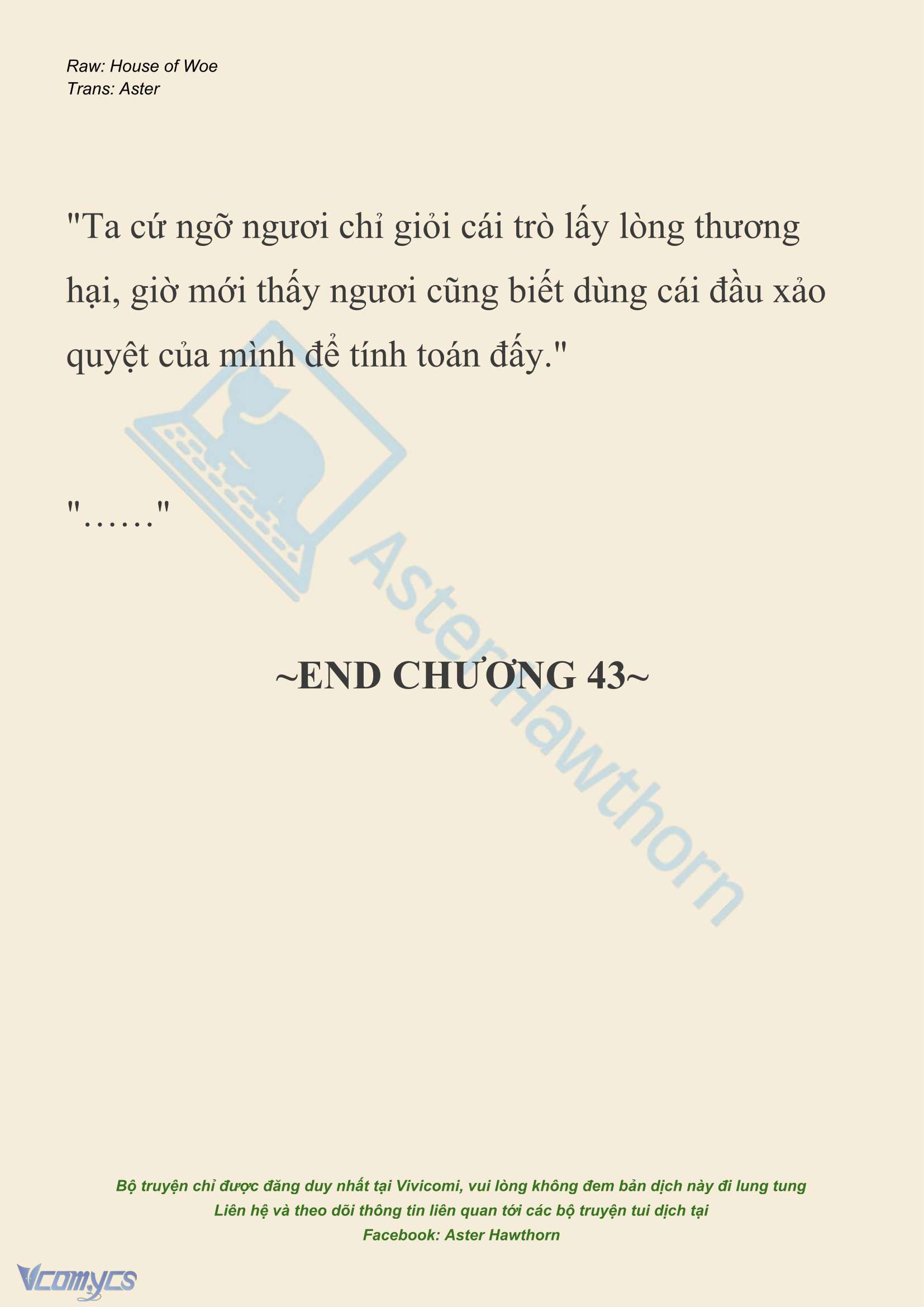 [NOVEL] Dành Cho Các Nữ Thần: Dành cho Psyche Chap 43 - Trang 2