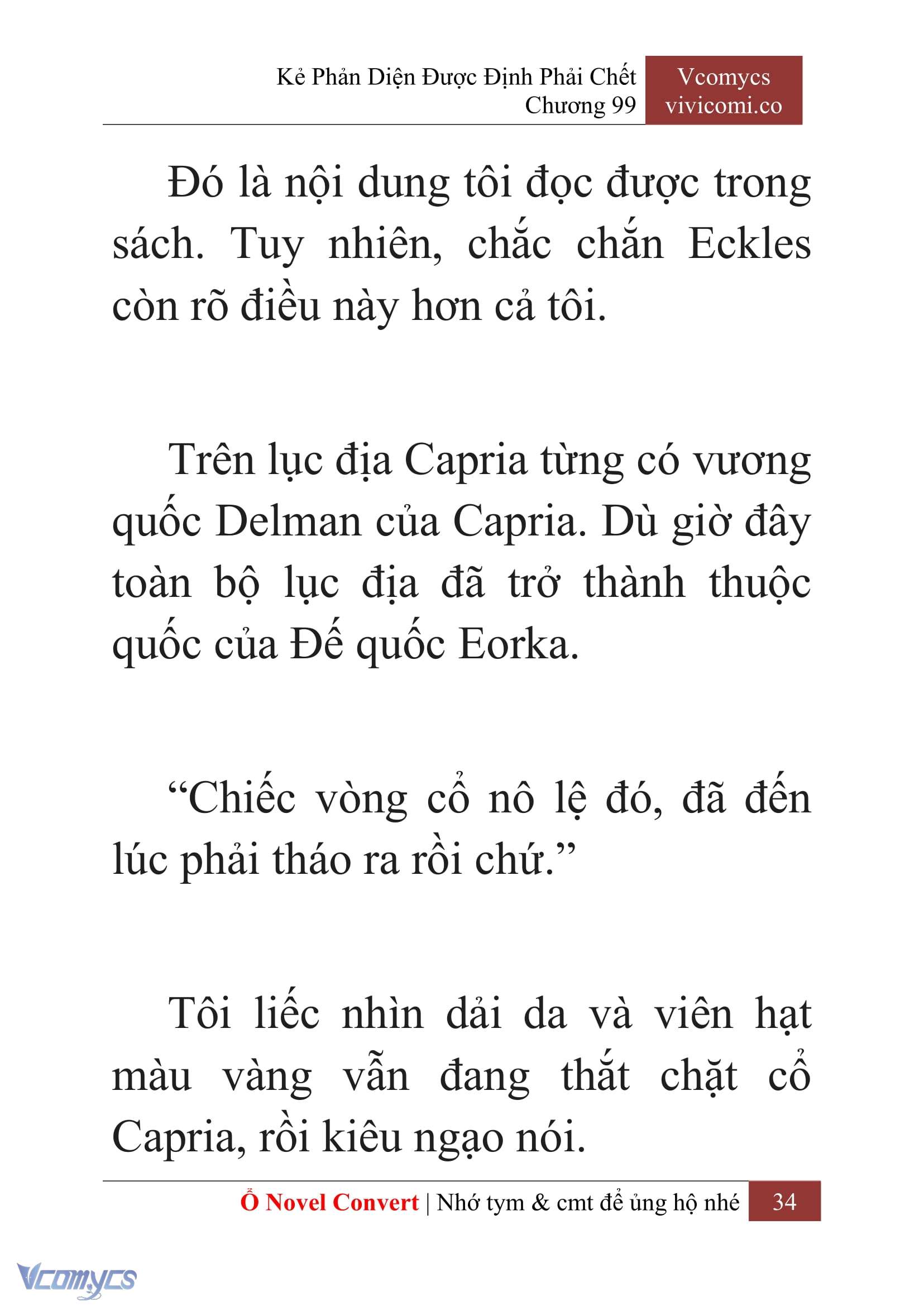 [Novel] Kẻ Phản Diện Được Định Phải Chết Chap 99 - Next Chap 100
