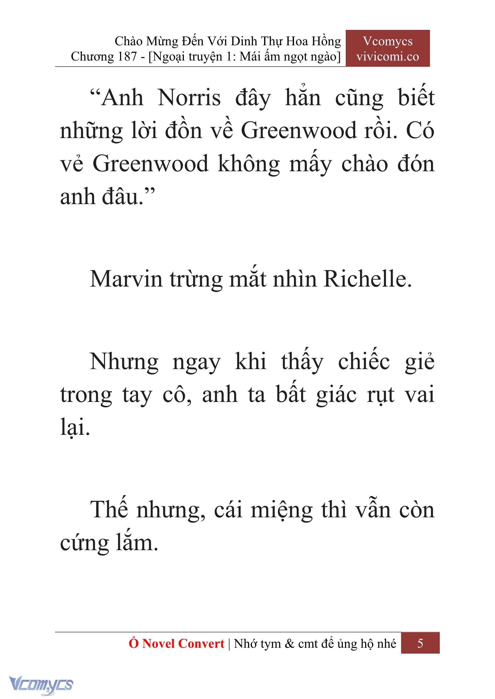 [Novel] Chào Mừng Đến Với Dinh Thự Hoa Hồng Chap 187 - Trang 2