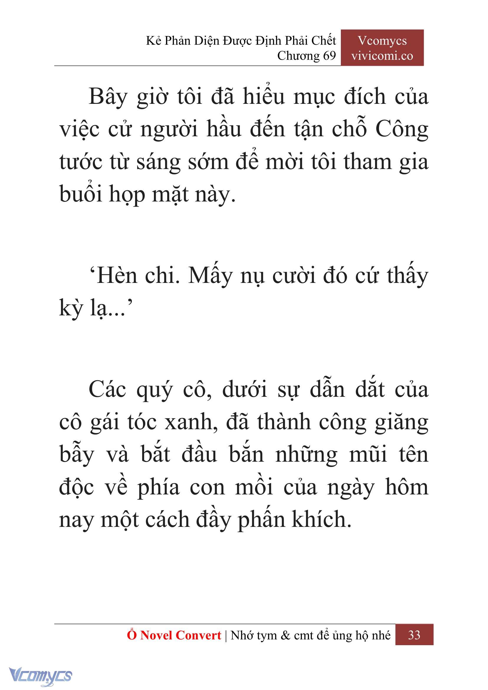 [Novel] Kẻ Phản Diện Được Định Phải Chết Chap 69 - Trang 2