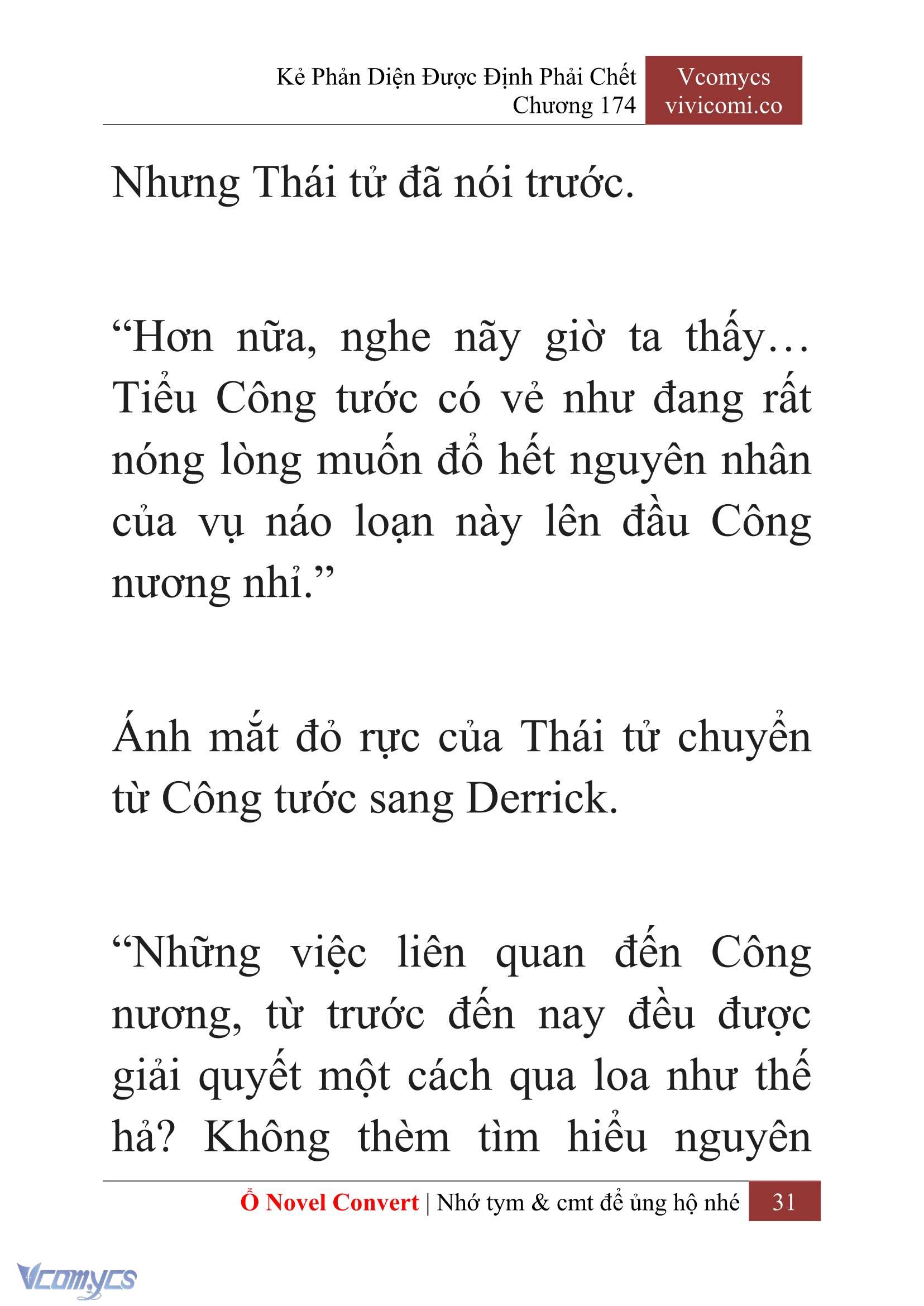 [Novel] Kẻ Phản Diện Được Định Phải Chết Chap 174 - Trang 2