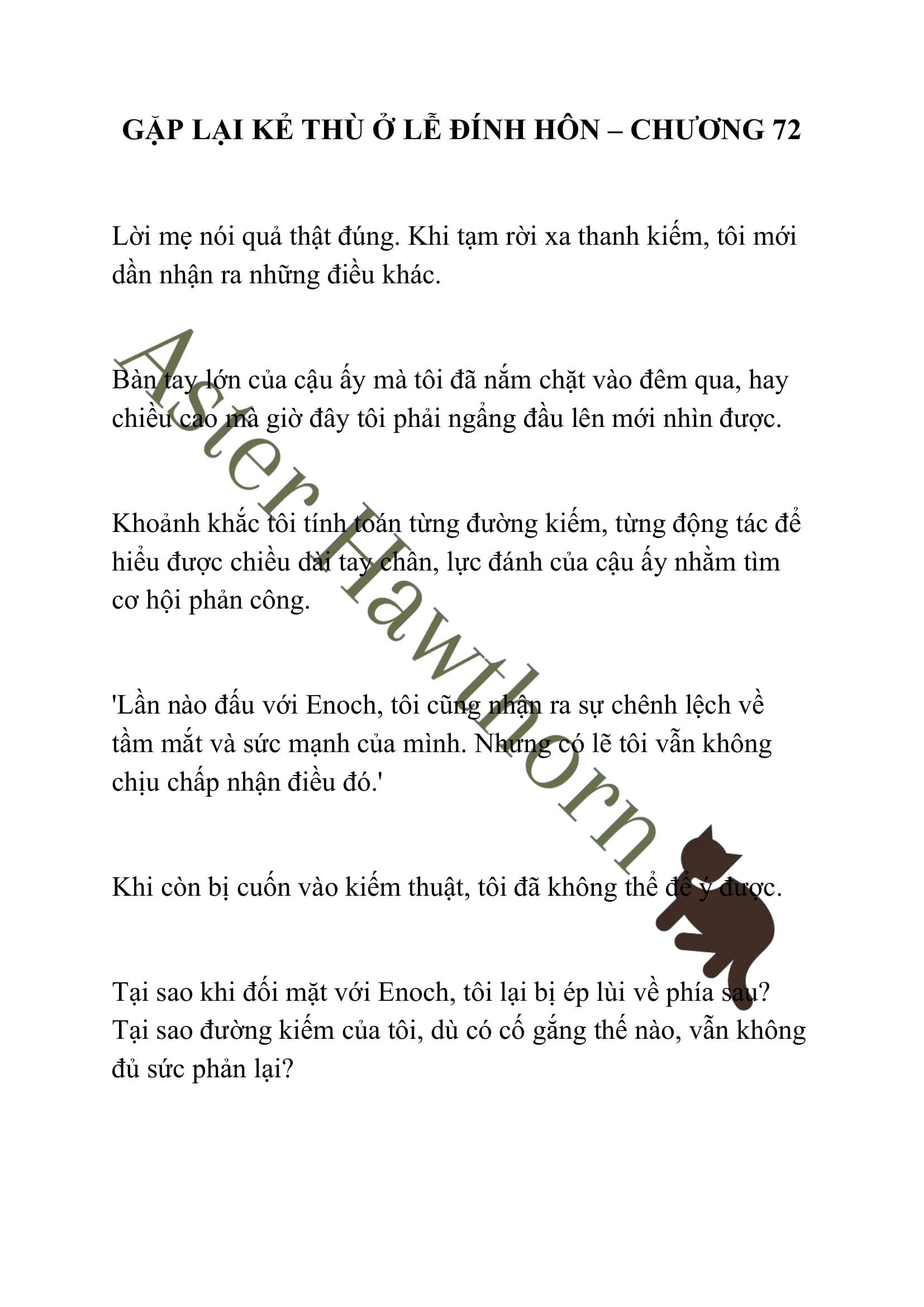 [NOVEL] Gặp Lại Kẻ Thù Ở Lễ Đính Hôn Chap 72 - Trang 2