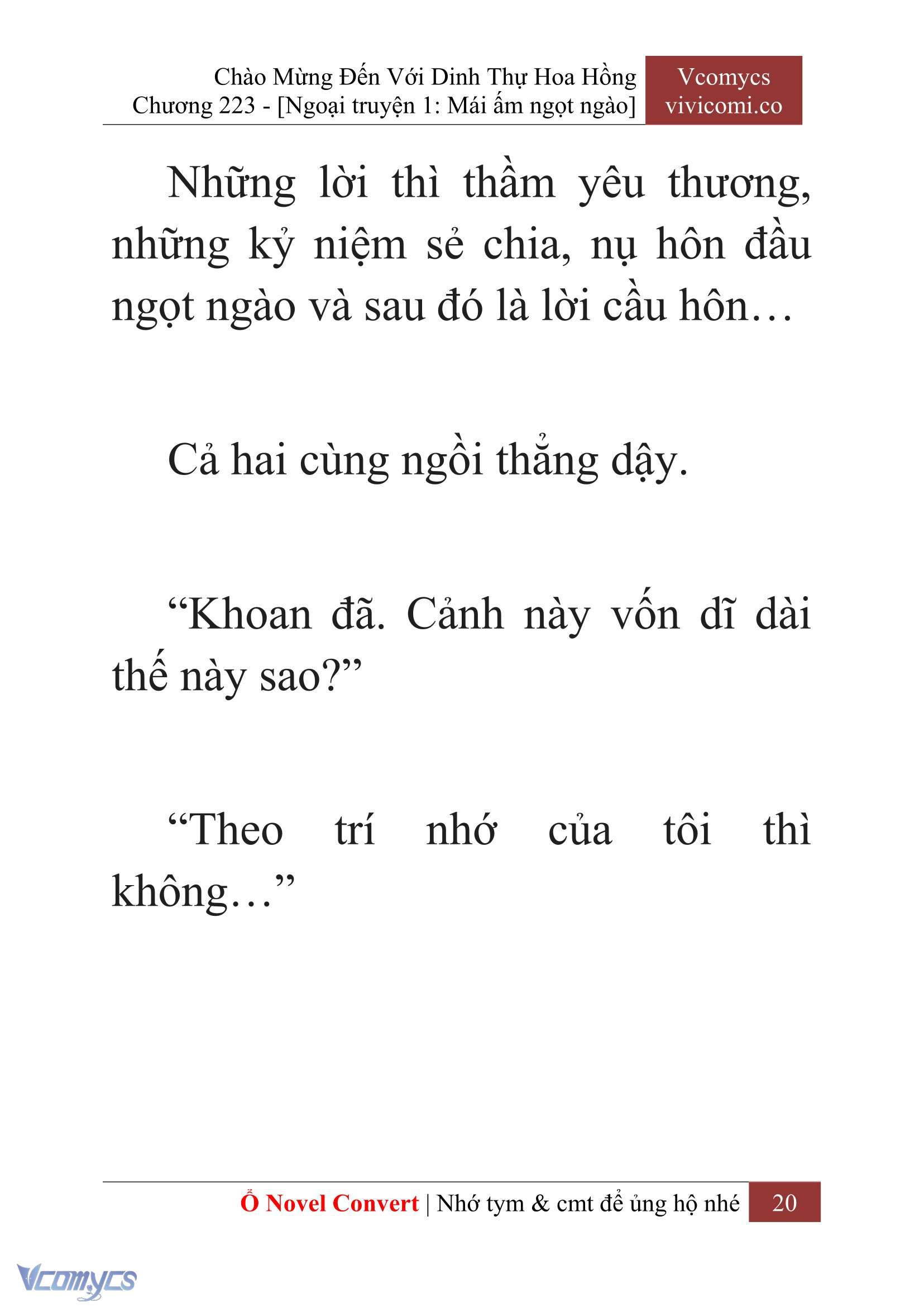 [Novel] Chào Mừng Đến Với Dinh Thự Hoa Hồng Chap 223 - Trang 2