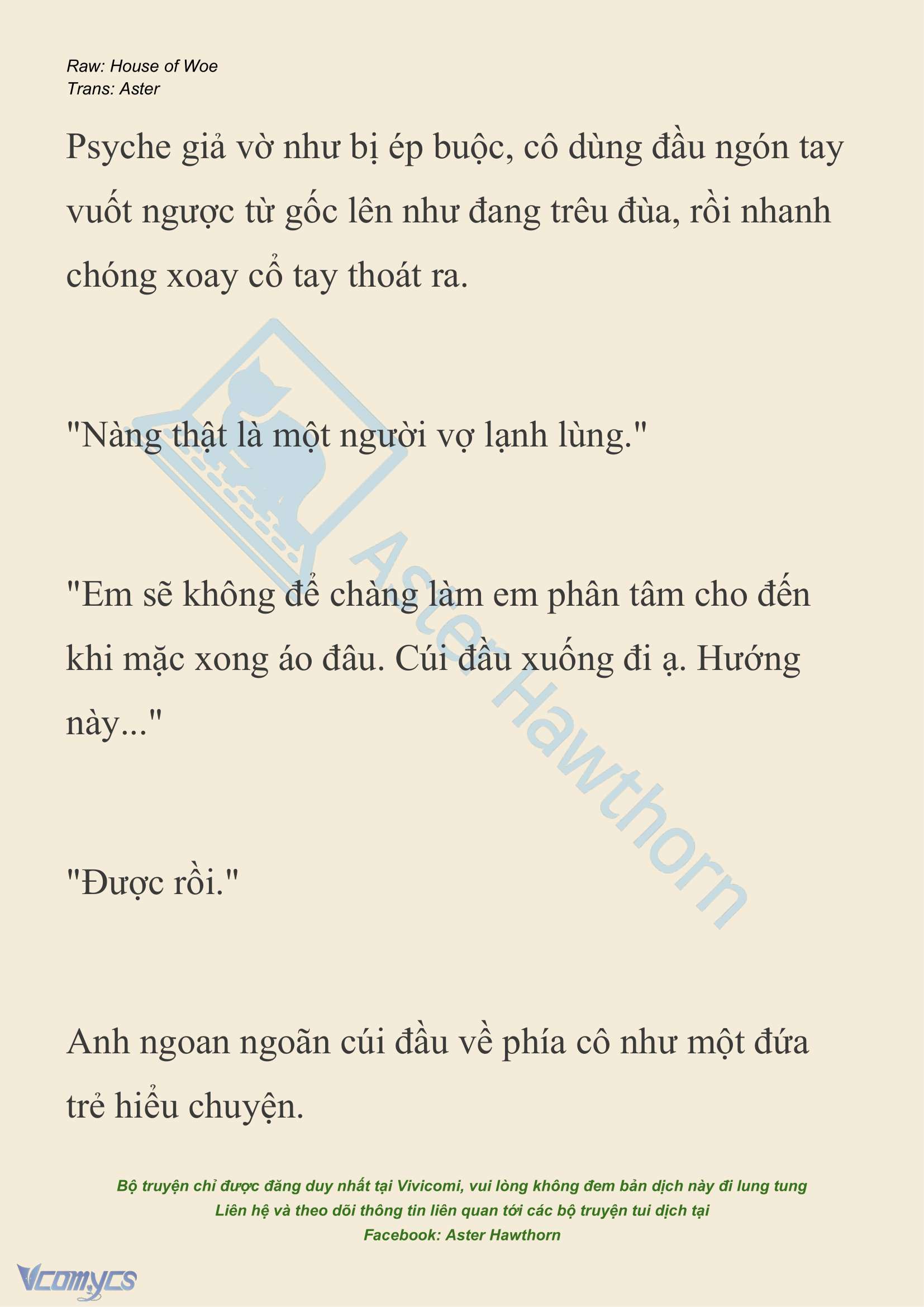 [NOVEL] Dành Cho Các Nữ Thần: Dành cho Psyche Chap 29 - Trang 2