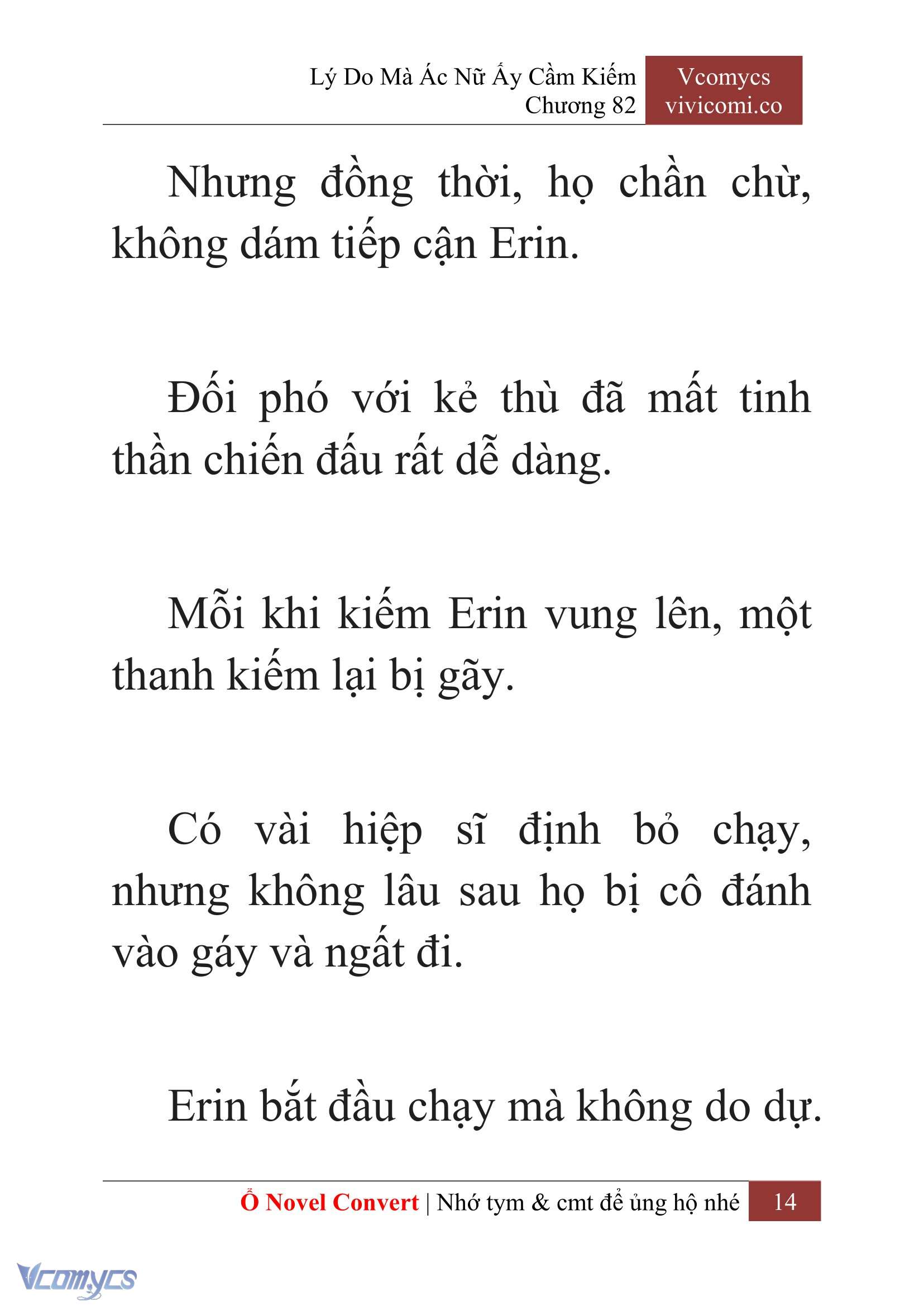 [Novel] Lý Do Mà Ác Nữ Ấy Cầm Kiếm Chap 82 - Next Chap 83