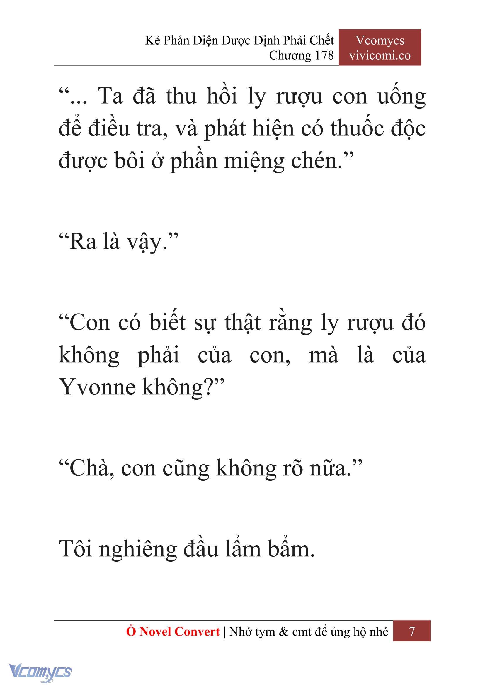 [Novel] Kẻ Phản Diện Được Định Phải Chết Chap 178 - Trang 2