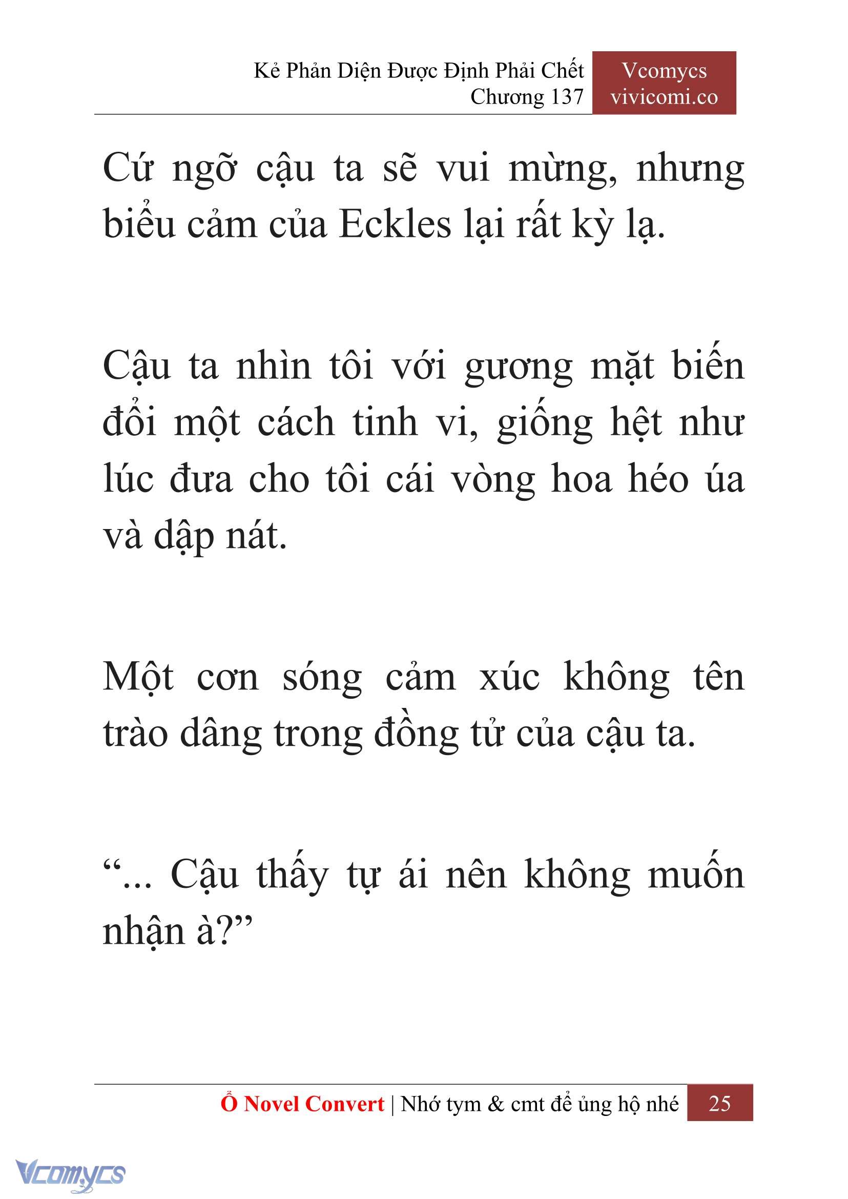 [Novel] Kẻ Phản Diện Được Định Phải Chết Chap 137 - Trang 2