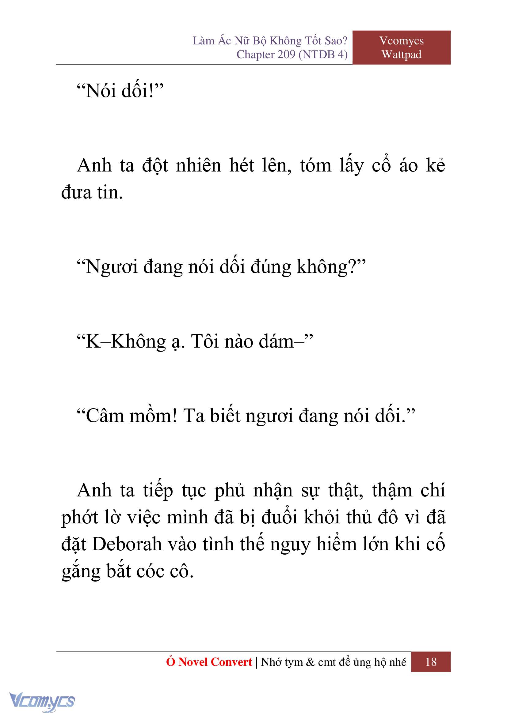 [Novel] Làm Ác Nữ Bộ Không Tốt Sao? Chap 209 - Trang 2