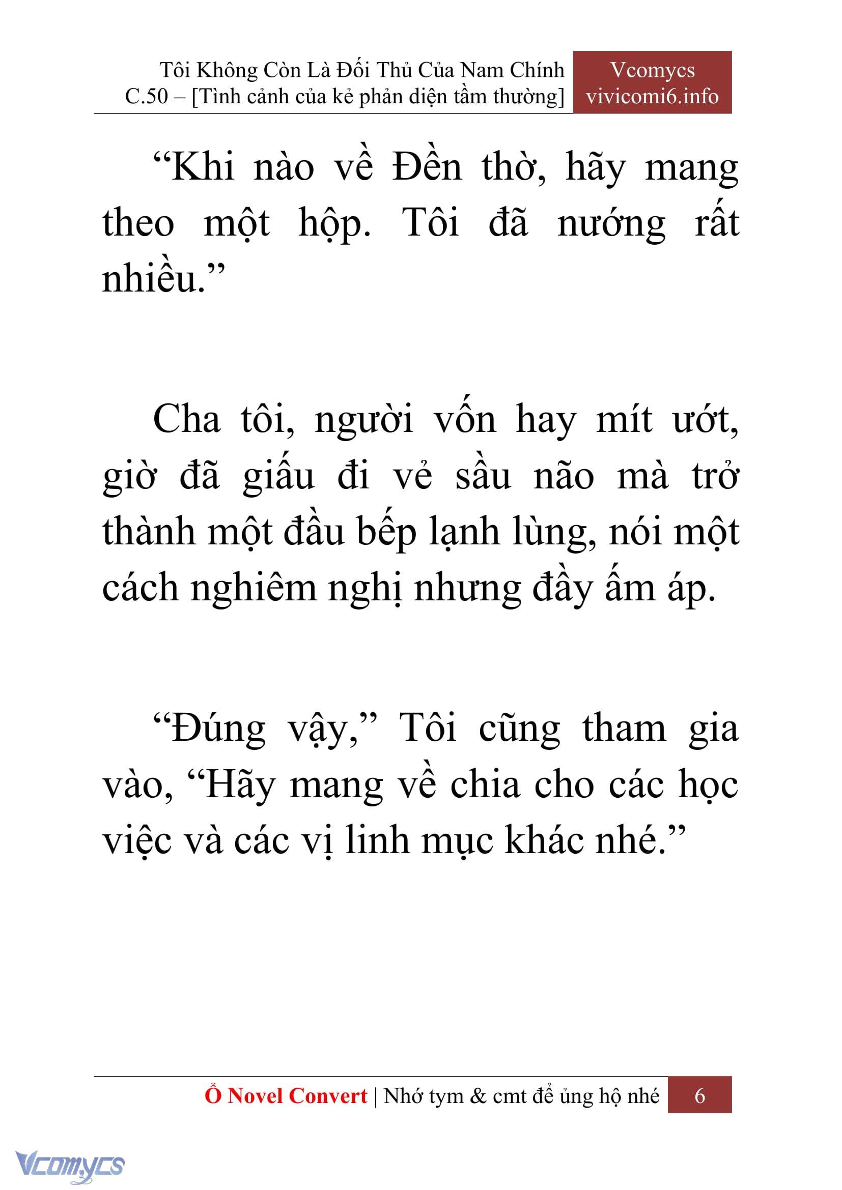 [Novel] Tôi Không Còn Là Đối Thủ Của Nam Chính Chap 50 - Trang 2