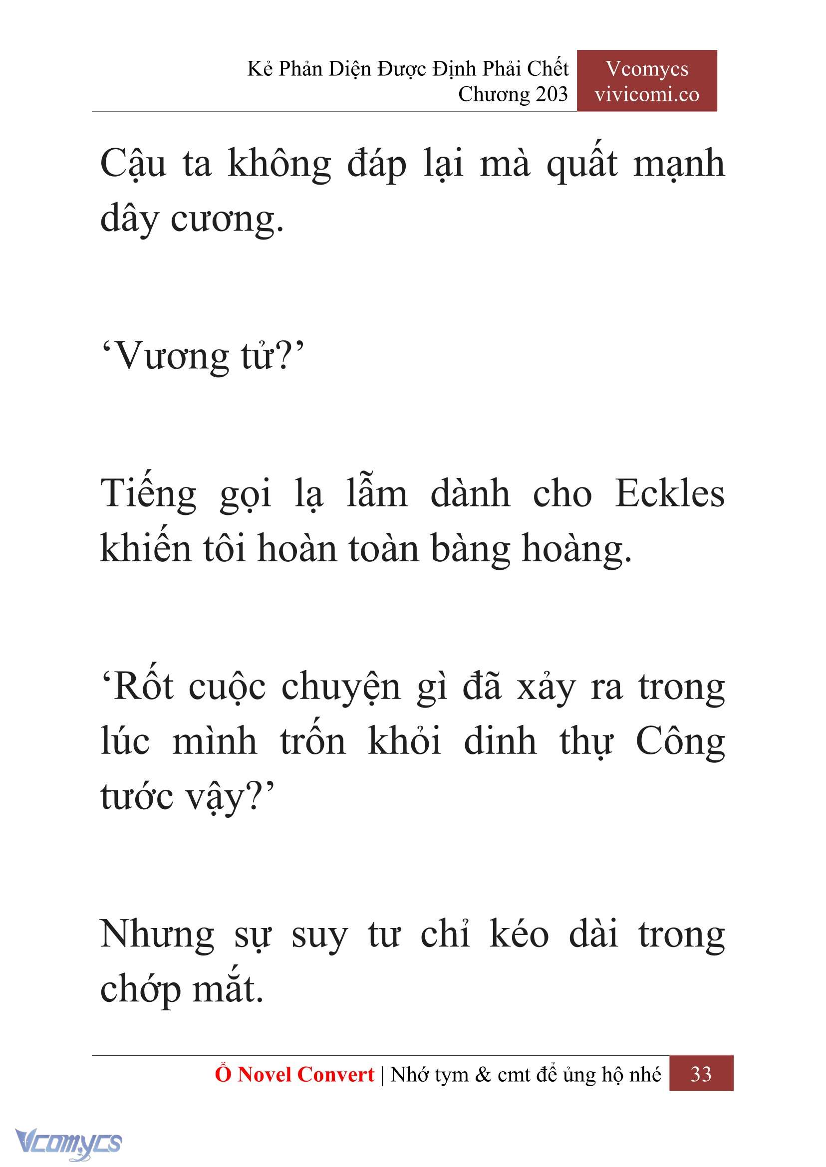 [Novel] Kẻ Phản Diện Được Định Phải Chết Chap 203 - Next Chap 204