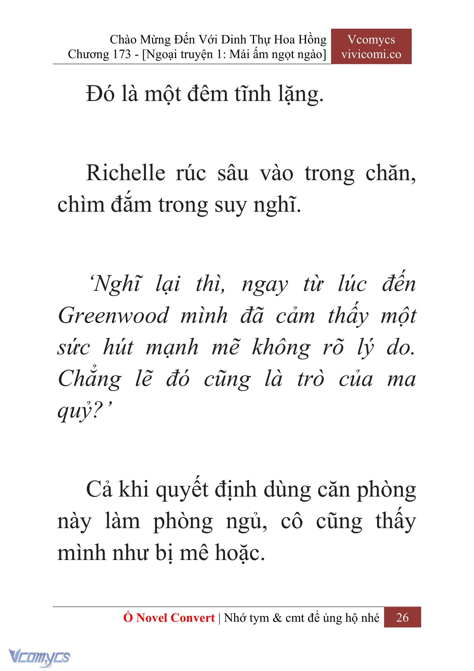 [Novel] Chào Mừng Đến Với Dinh Thự Hoa Hồng Chap 173 - Trang 2