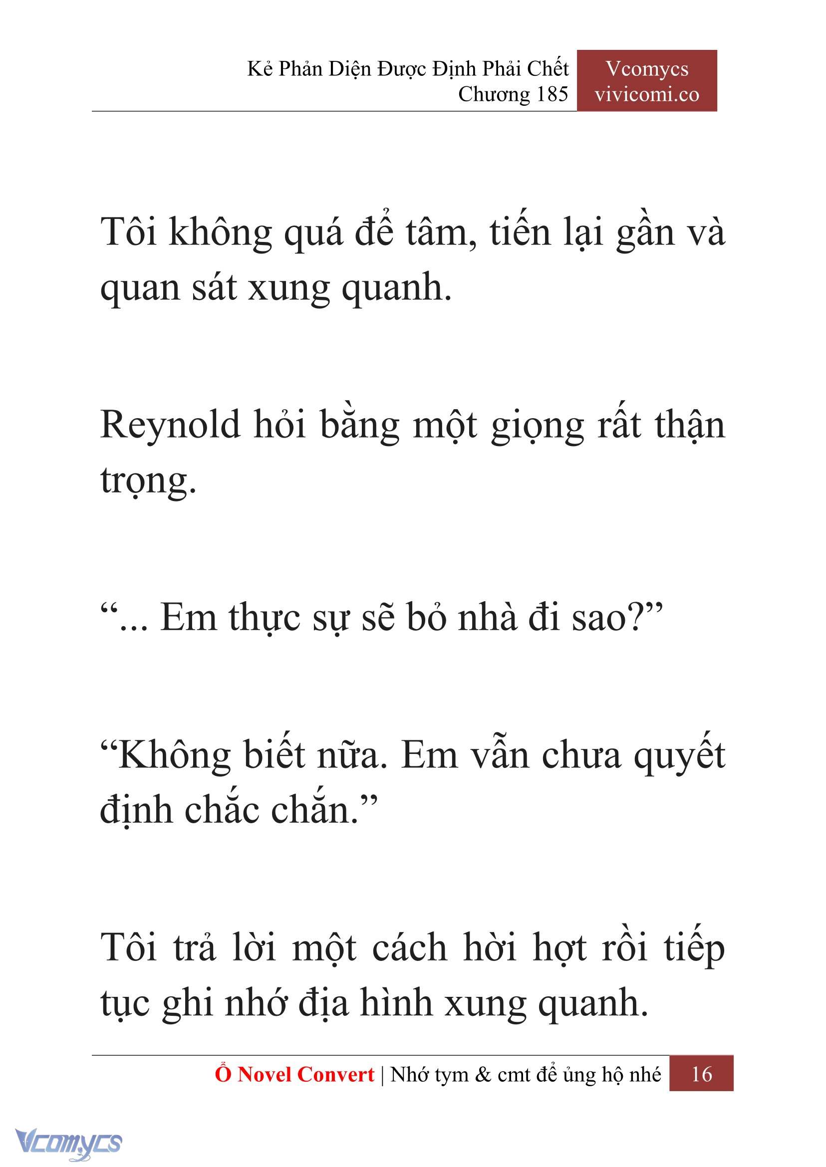 [Novel] Kẻ Phản Diện Được Định Phải Chết Chap 185 - Trang 2