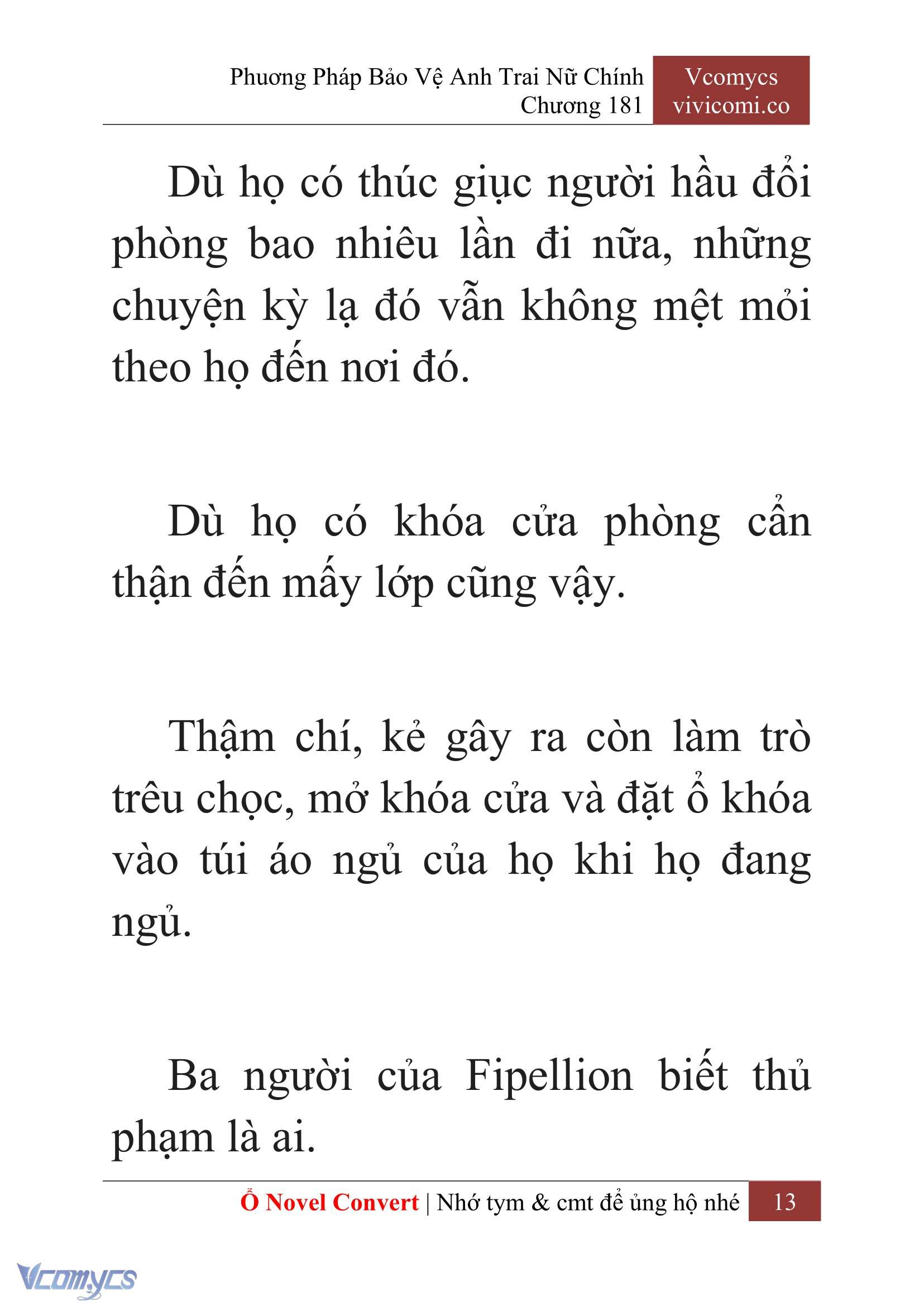 [Novel] Phương Pháp Bảo Vệ Anh Trai Nữ Chính Chap 181 - Trang 2