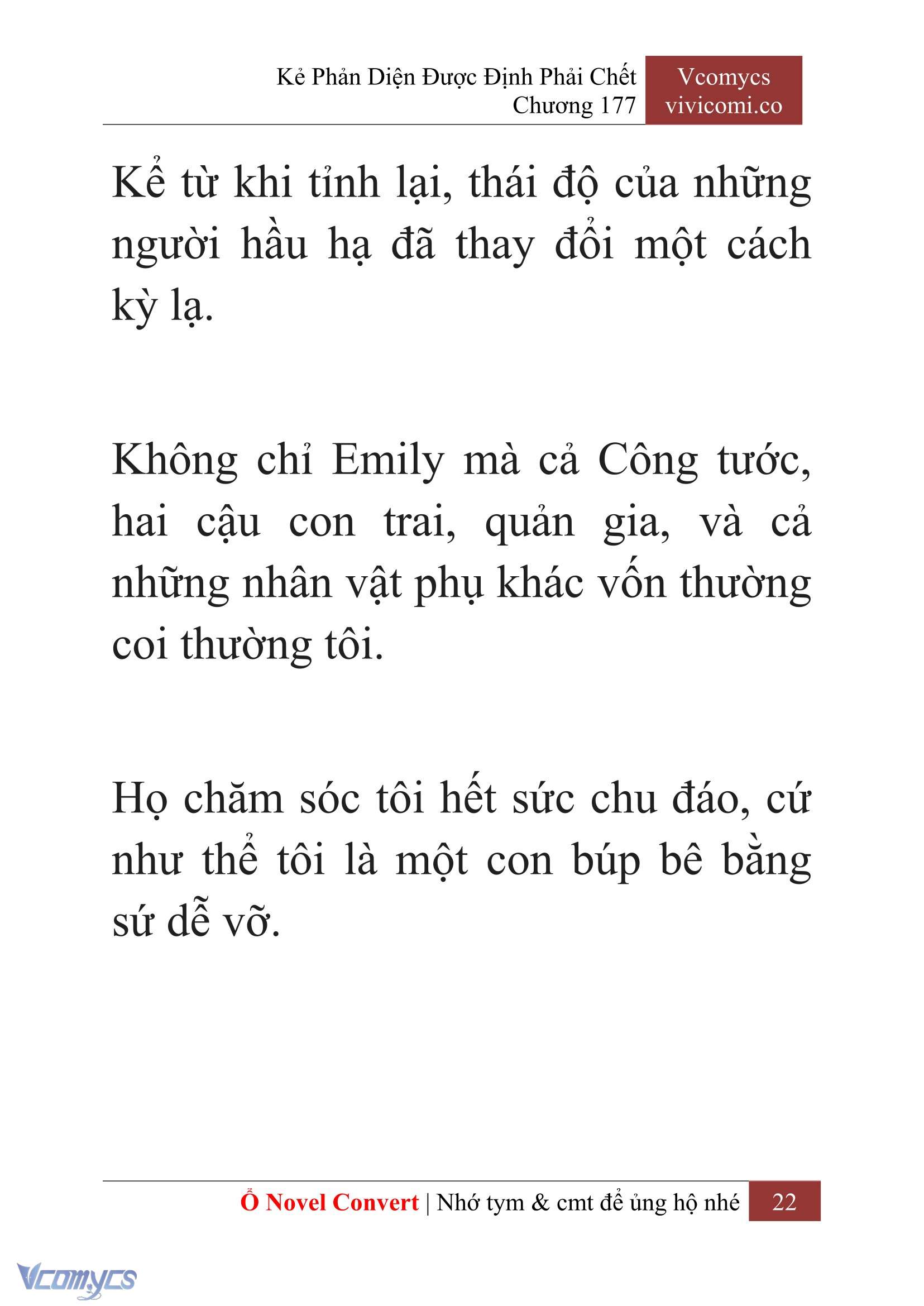 [Novel] Kẻ Phản Diện Được Định Phải Chết Chap 177 - Trang 2