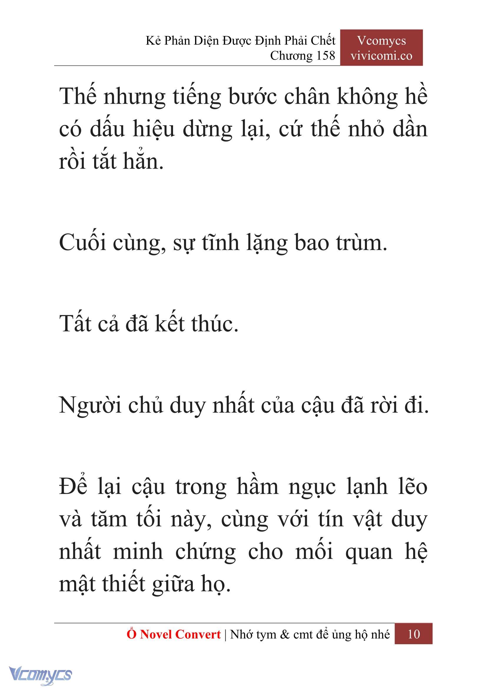 [Novel] Kẻ Phản Diện Được Định Phải Chết Chap 158 - Trang 2