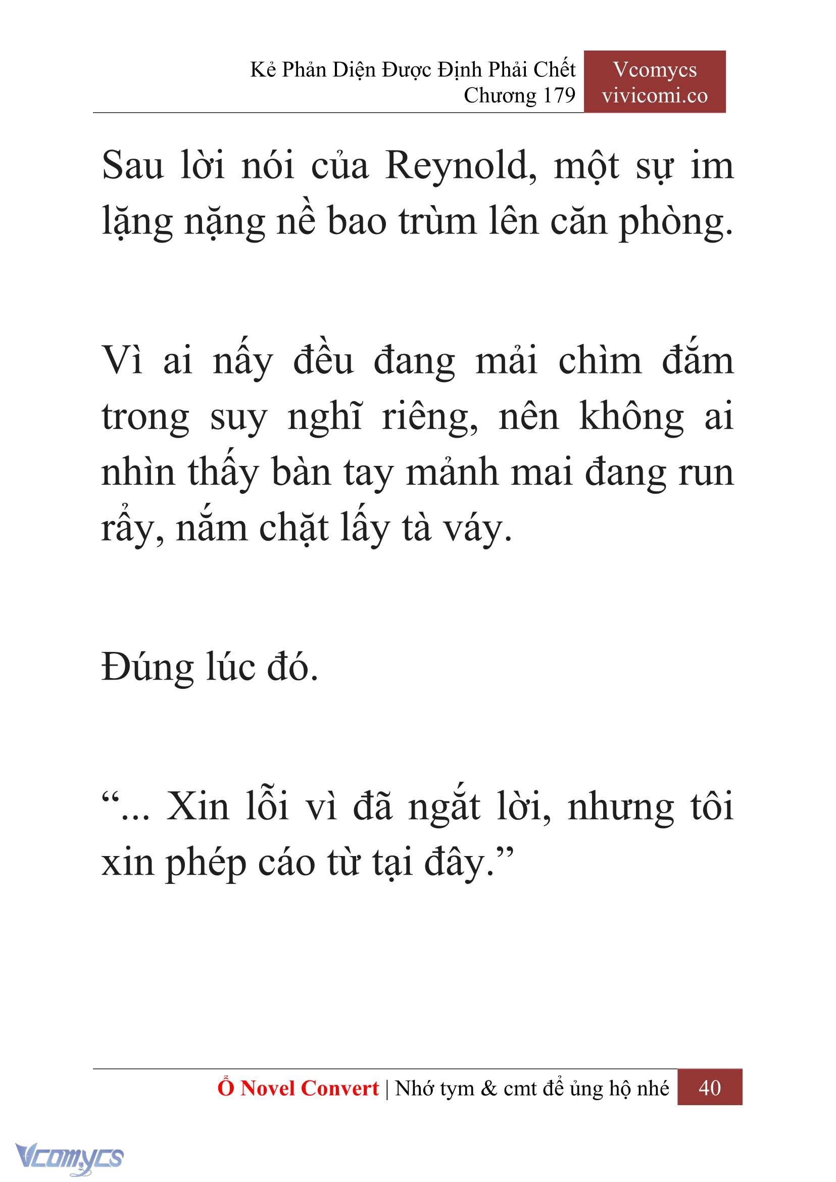 [Novel] Kẻ Phản Diện Được Định Phải Chết Chap 179 - Trang 2
