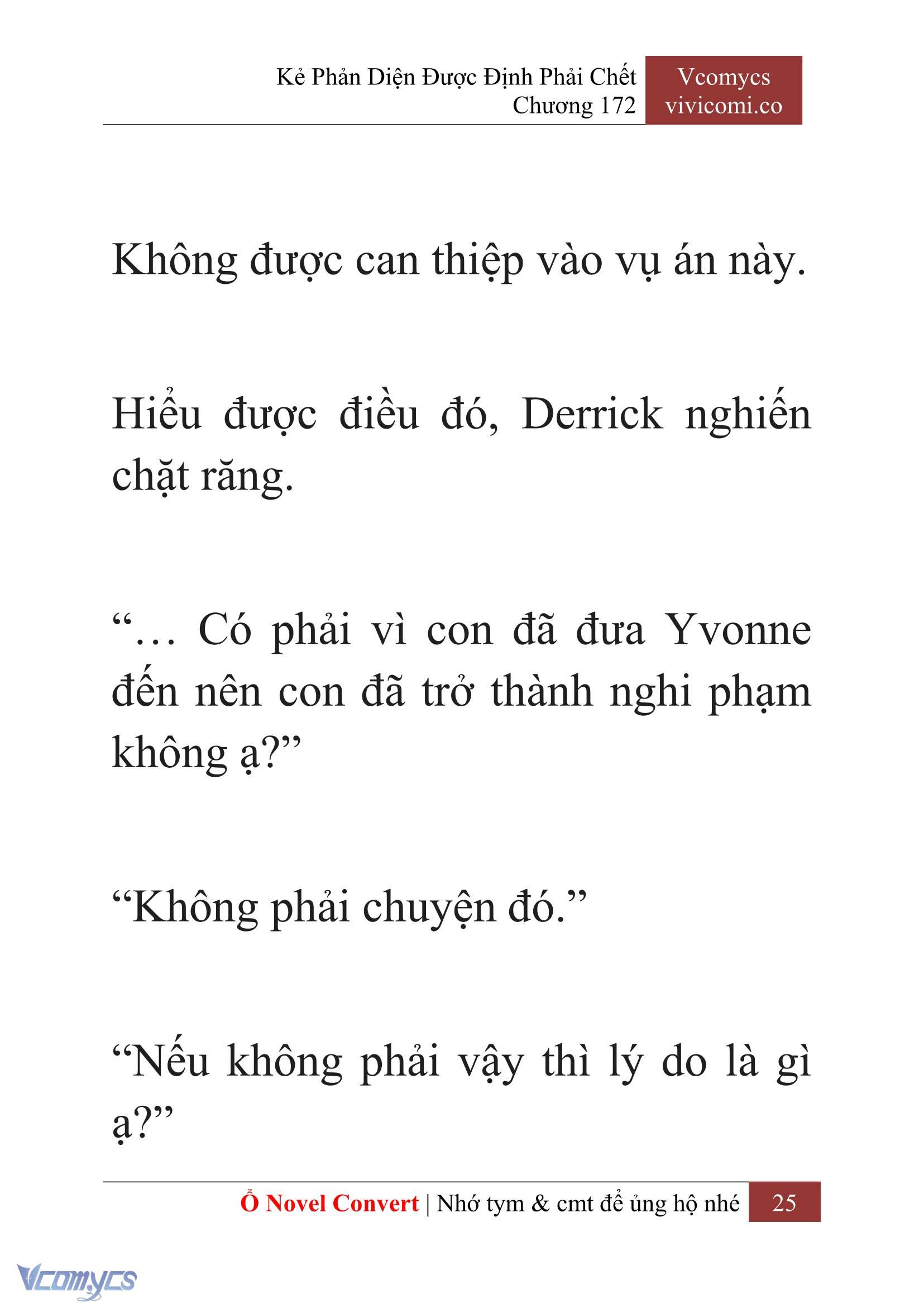 [Novel] Kẻ Phản Diện Được Định Phải Chết Chap 172 - Trang 2