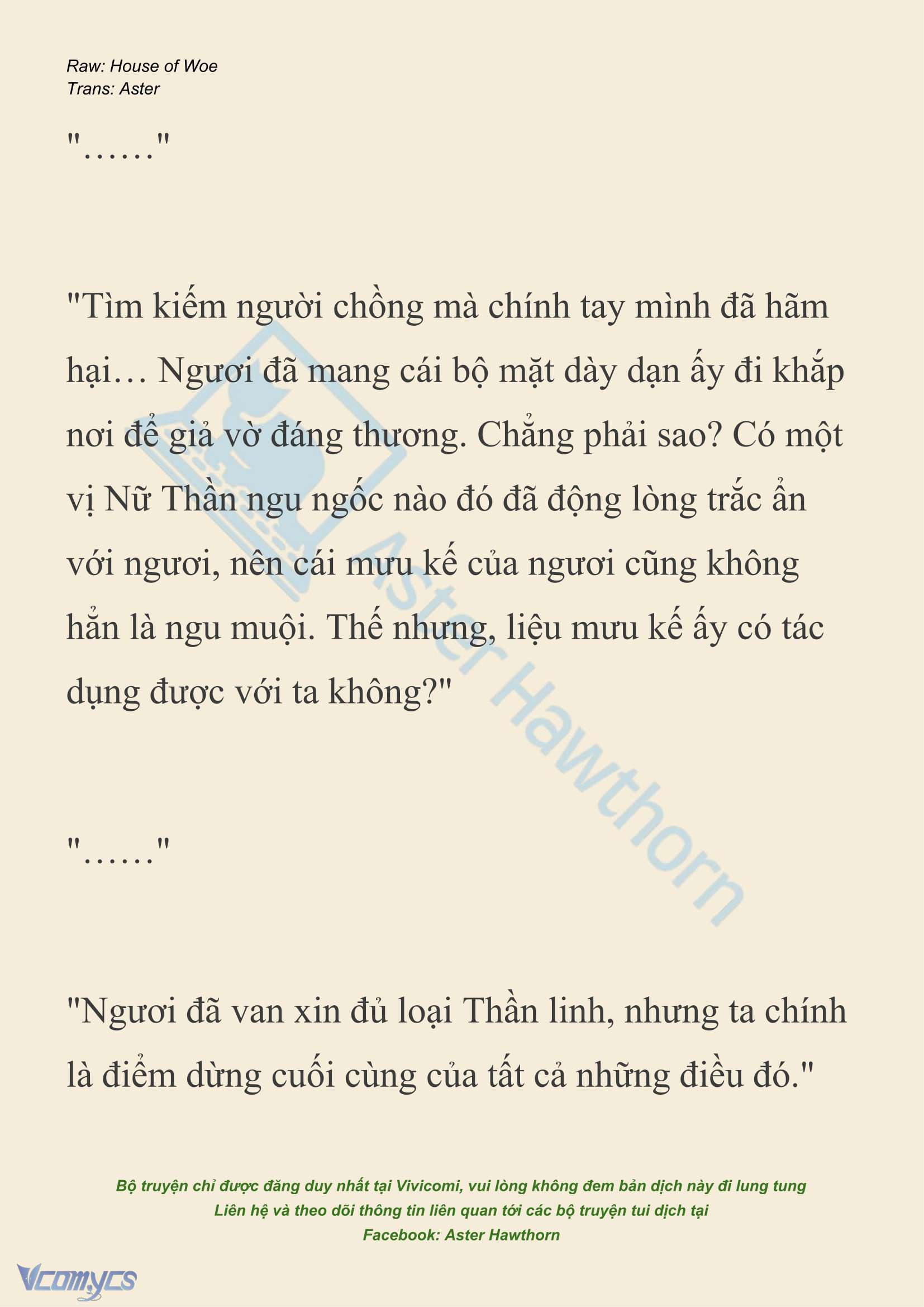 [NOVEL] Dành Cho Các Nữ Thần: Dành cho Psyche Chap 40 - Trang 2