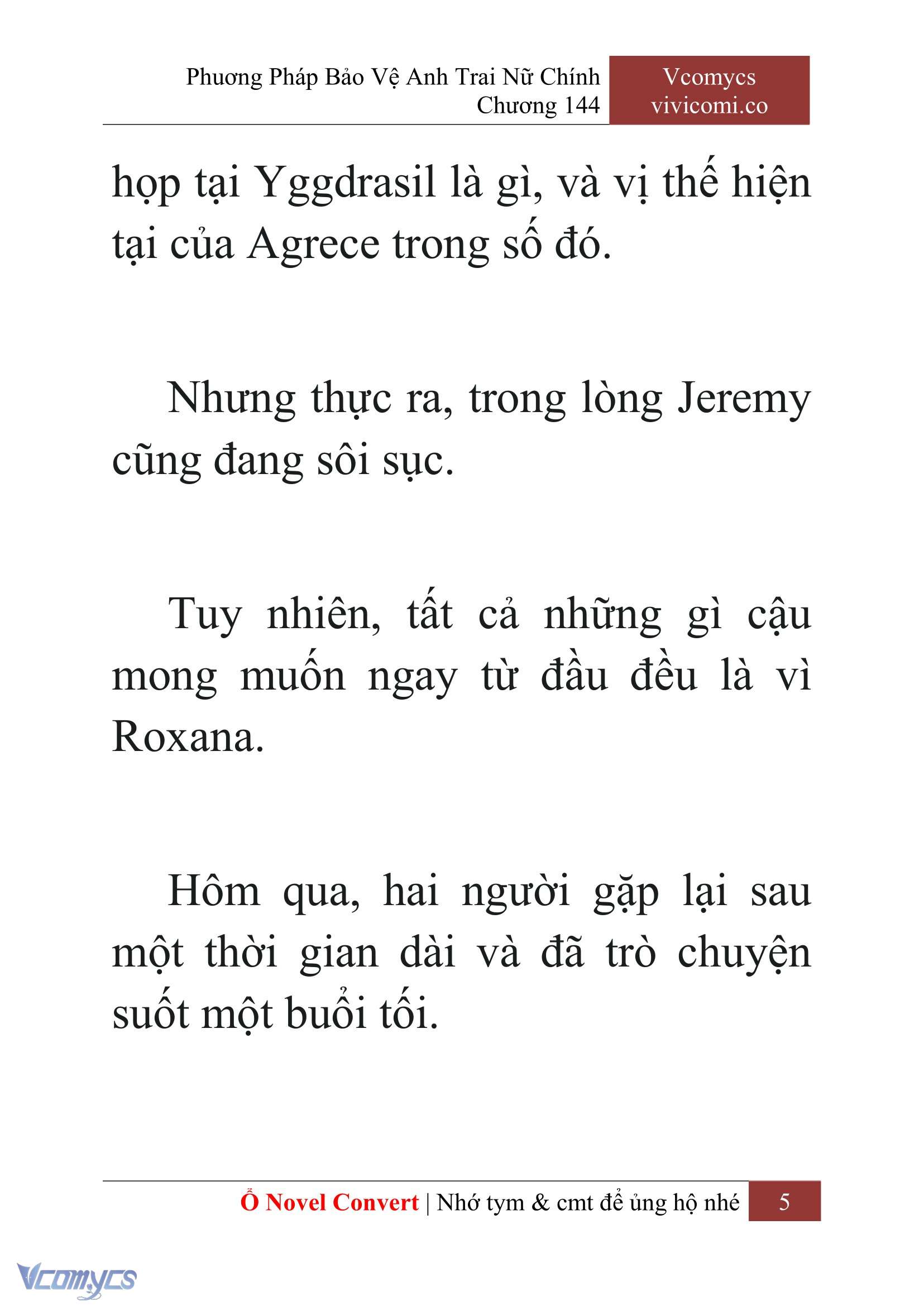 [Novel] Phương Pháp Bảo Vệ Anh Trai Nữ Chính Chap 144 - Trang 2