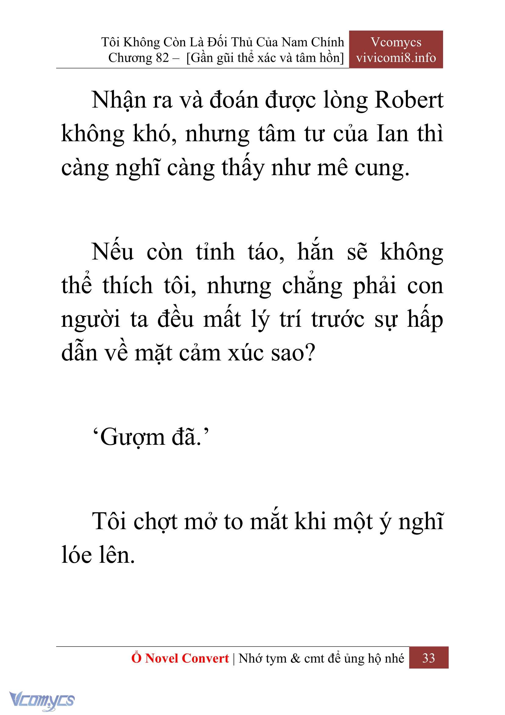 [Novel] Tôi Không Còn Là Đối Thủ Của Nam Chính Chap 82 - Trang 2