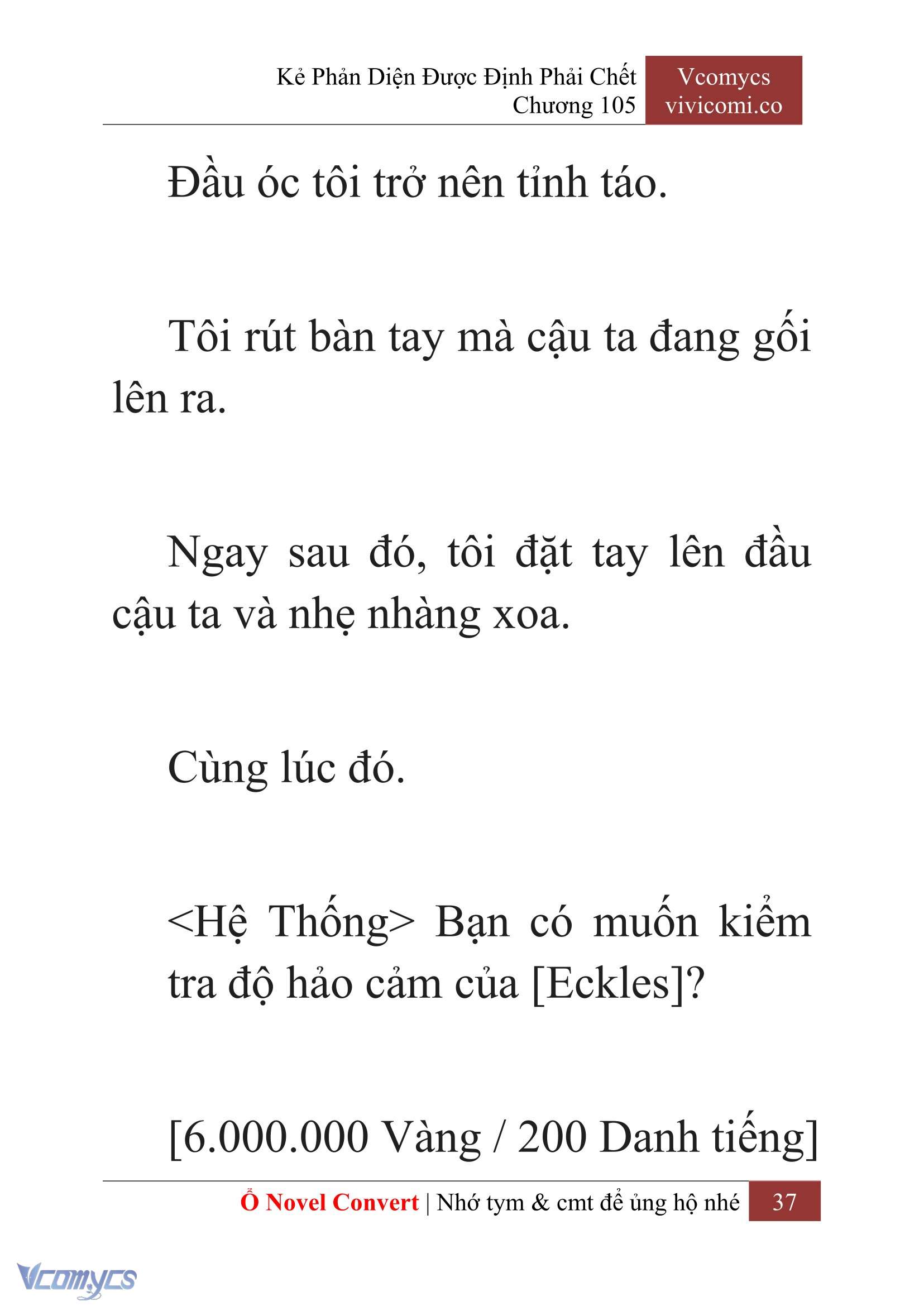 [Novel] Kẻ Phản Diện Được Định Phải Chết Chap 105 - Next Chap 106