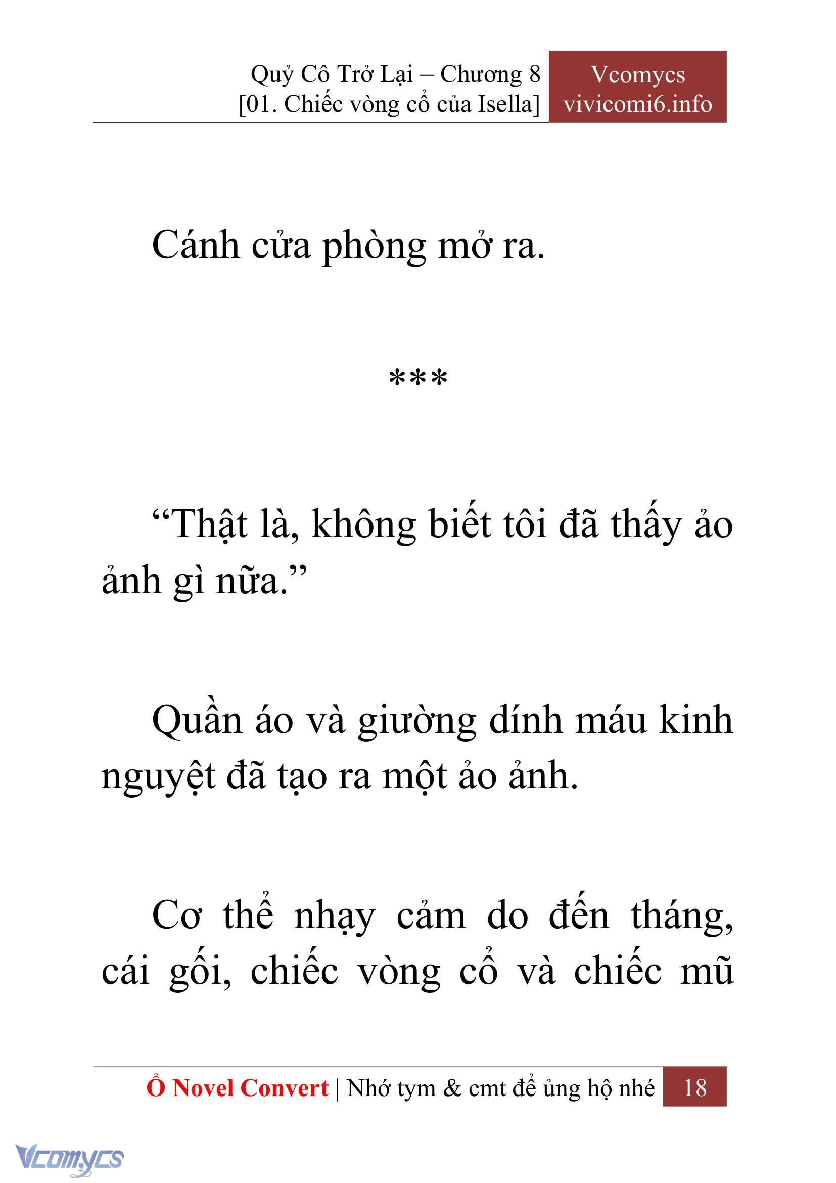 [Novel] Quý Cô Trở Lại Chap 8 - Trang 2