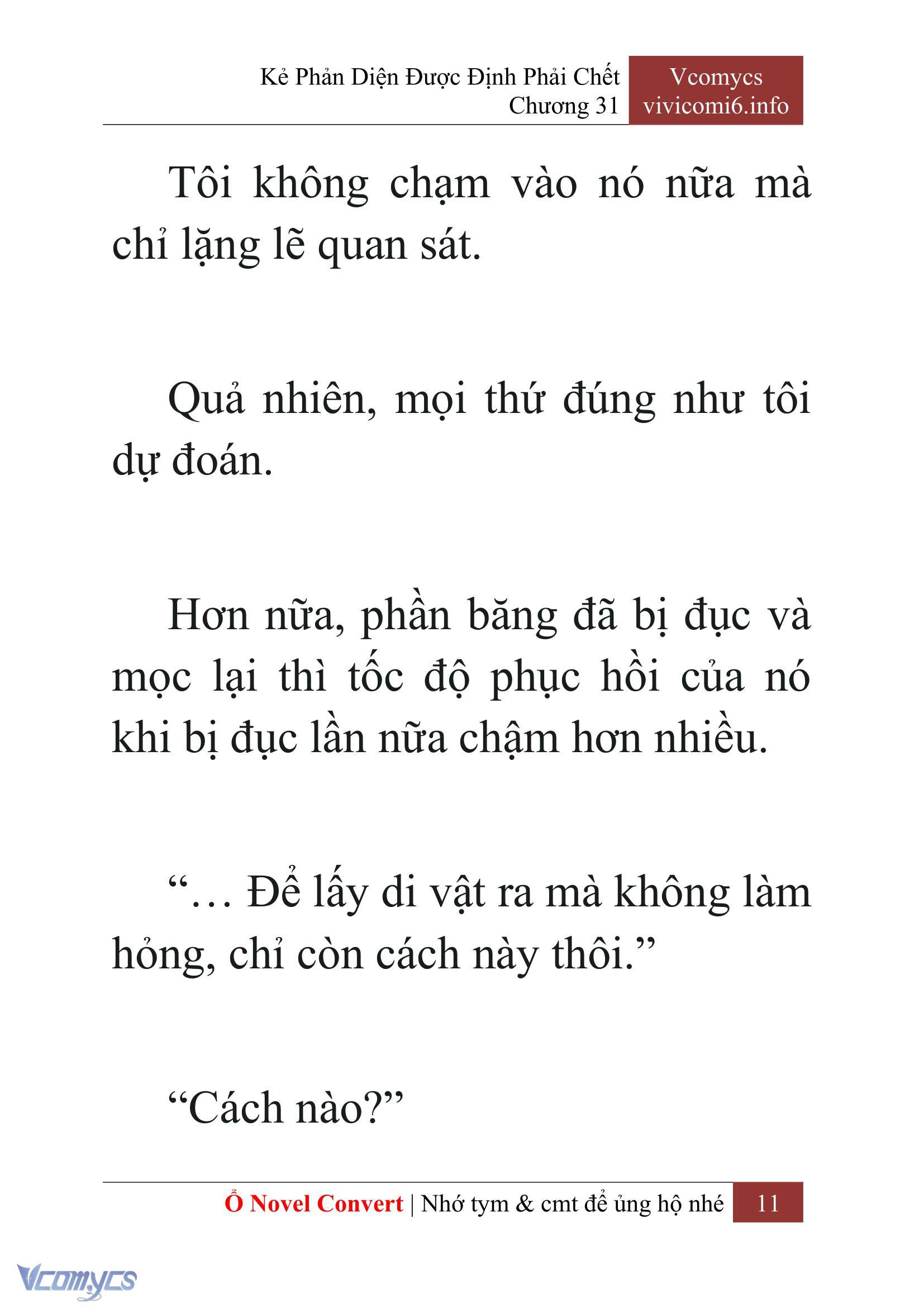 [Novel] Kẻ Phản Diện Được Định Phải Chết Chap 31 - Next Chap 32