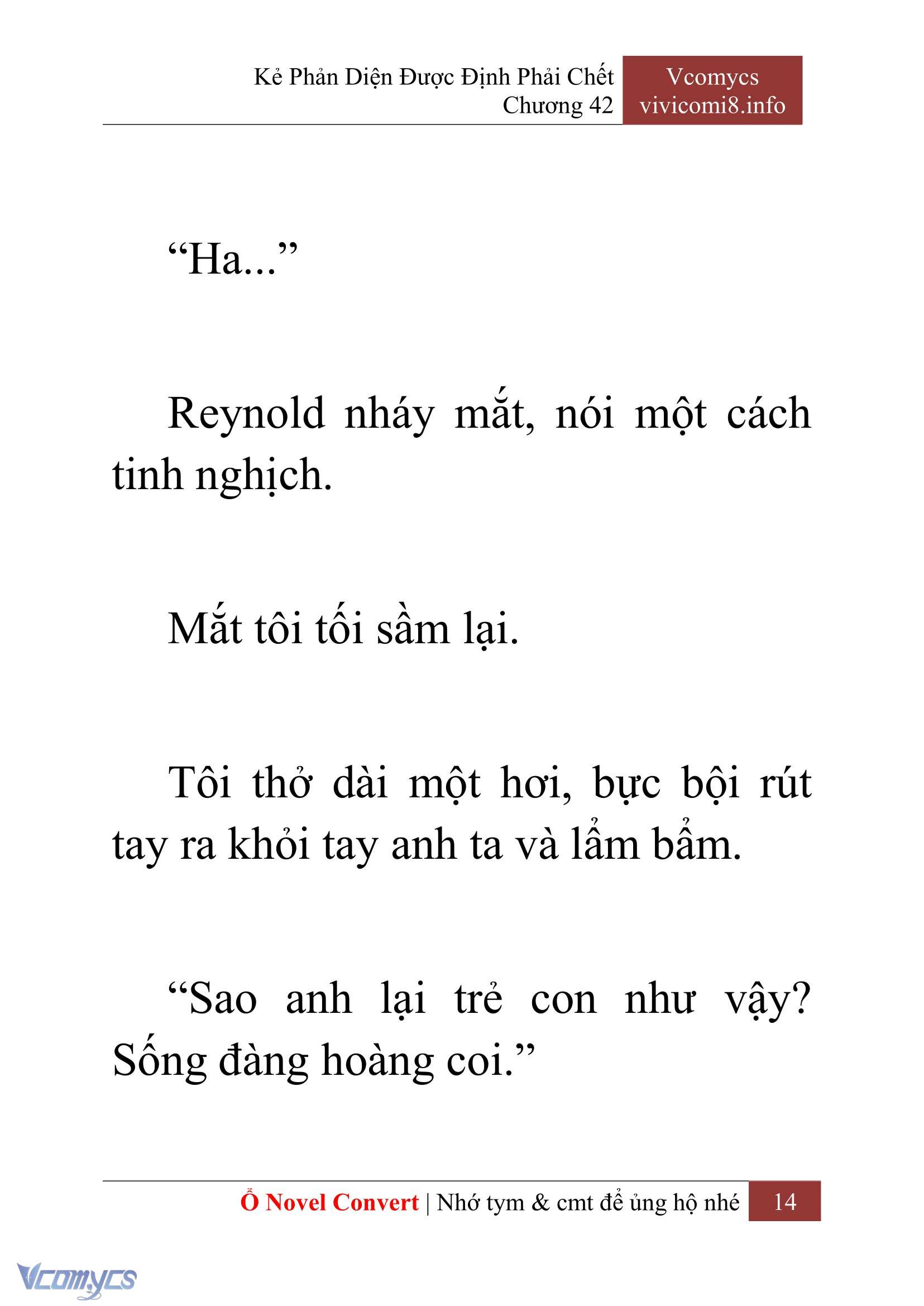 [Novel] Kẻ Phản Diện Được Định Phải Chết Chap 42 - Next Chap 43